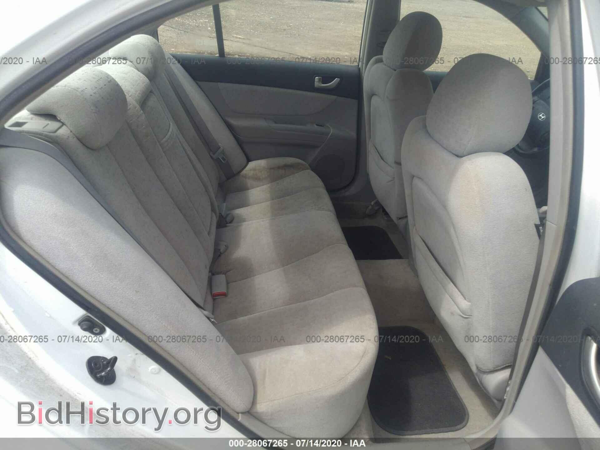 2007 HYUNDAI SONATA - VIN: 5NPEU46F37H216726 - Фото 8