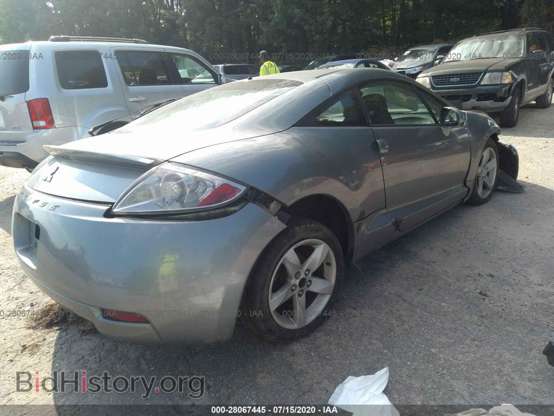 2007 MITSUBISHI ECLIPSE - VIN: 4A3AK24F97E038345 - Фото 4