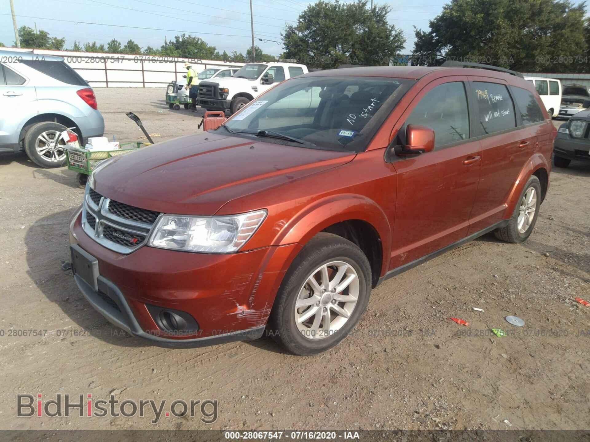 2014 DODGE JOURNEY - VIN: 3C4PDCBG5ET126704 - Фото 2