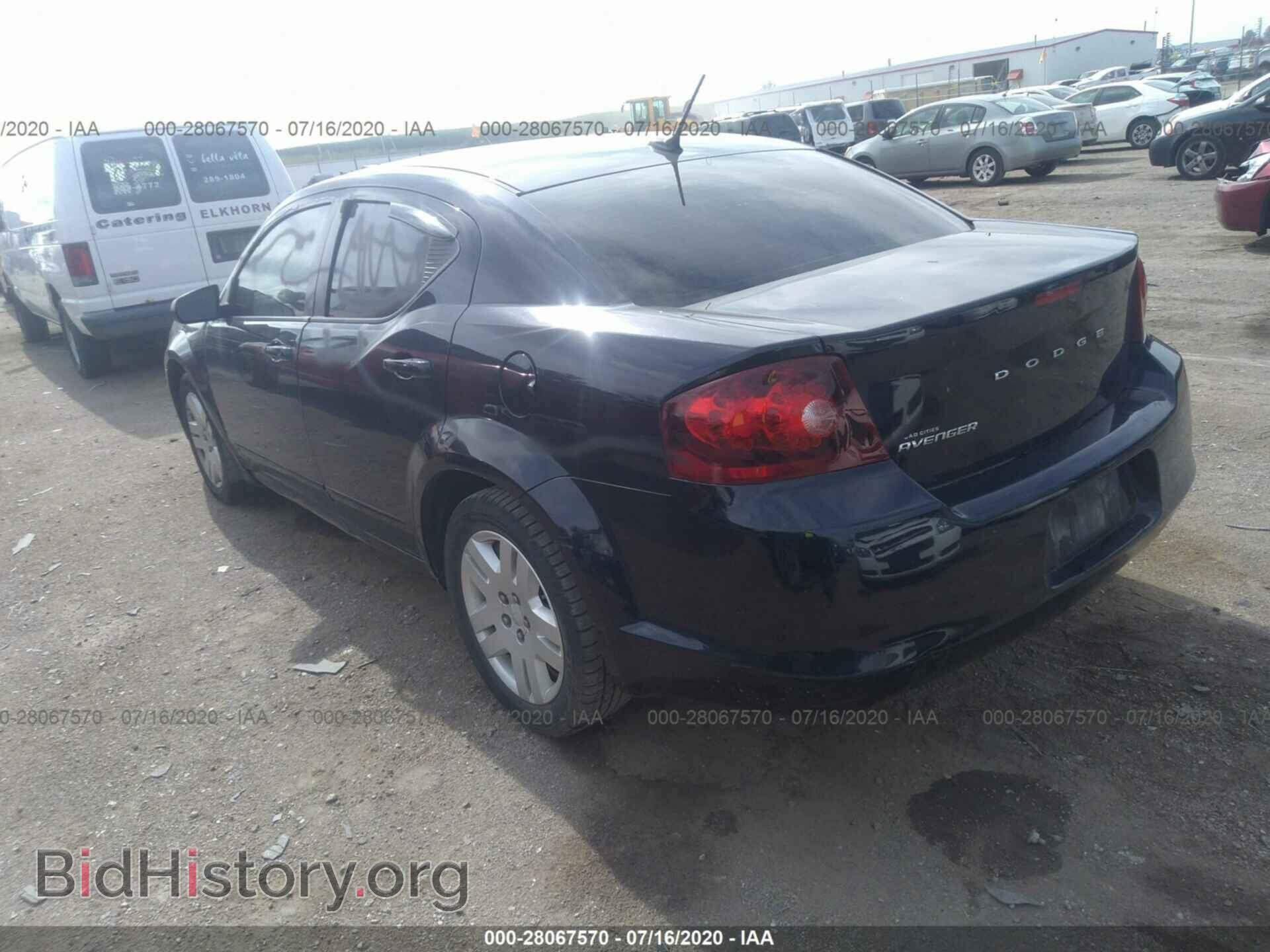 2011 DODGE AVENGER - VIN: 1B3BD4FB0BN541022 - Фото 3