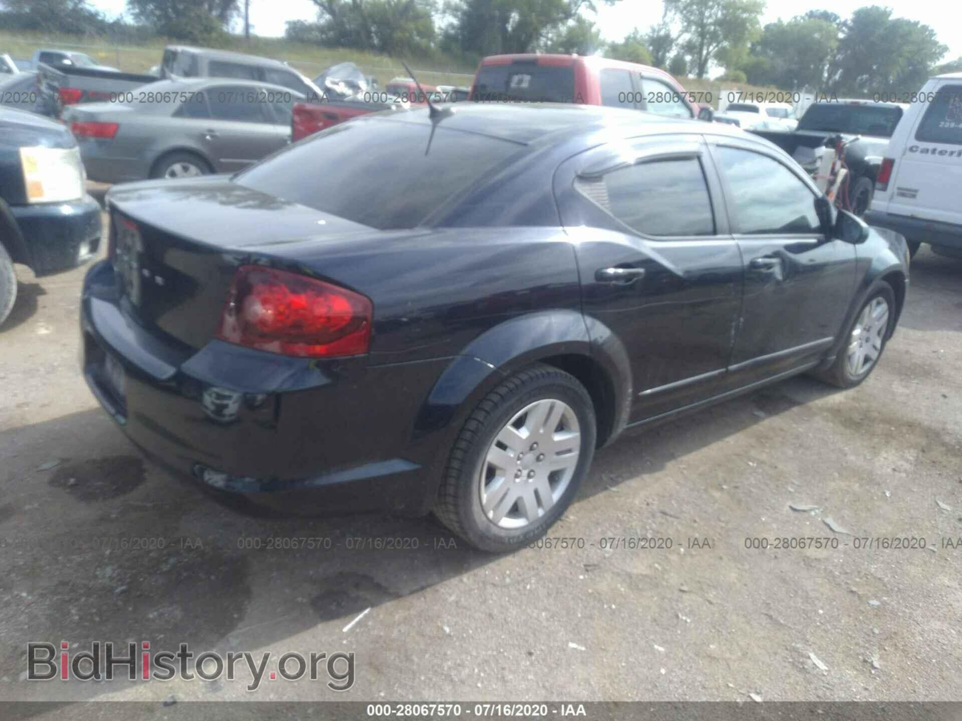 2011 DODGE AVENGER - VIN: 1B3BD4FB0BN541022 - Фото 4