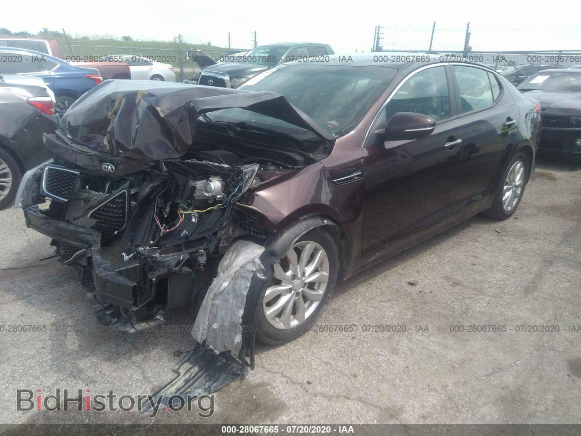 2015 KIA OPTIMA - VIN: 5XXGM4A73FG400261 - Фото 2