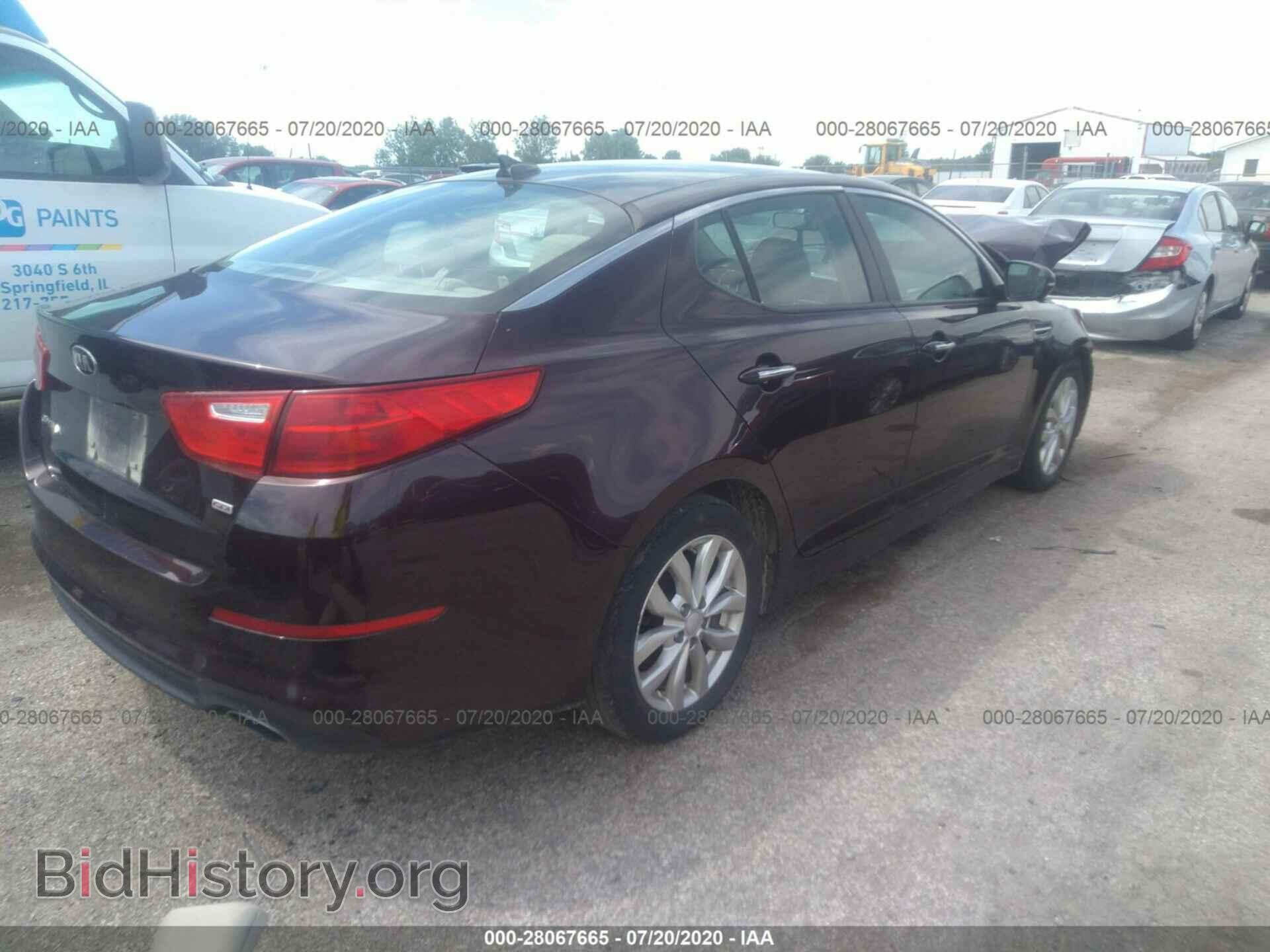2015 KIA OPTIMA - VIN: 5XXGM4A73FG400261 - Фото 4
