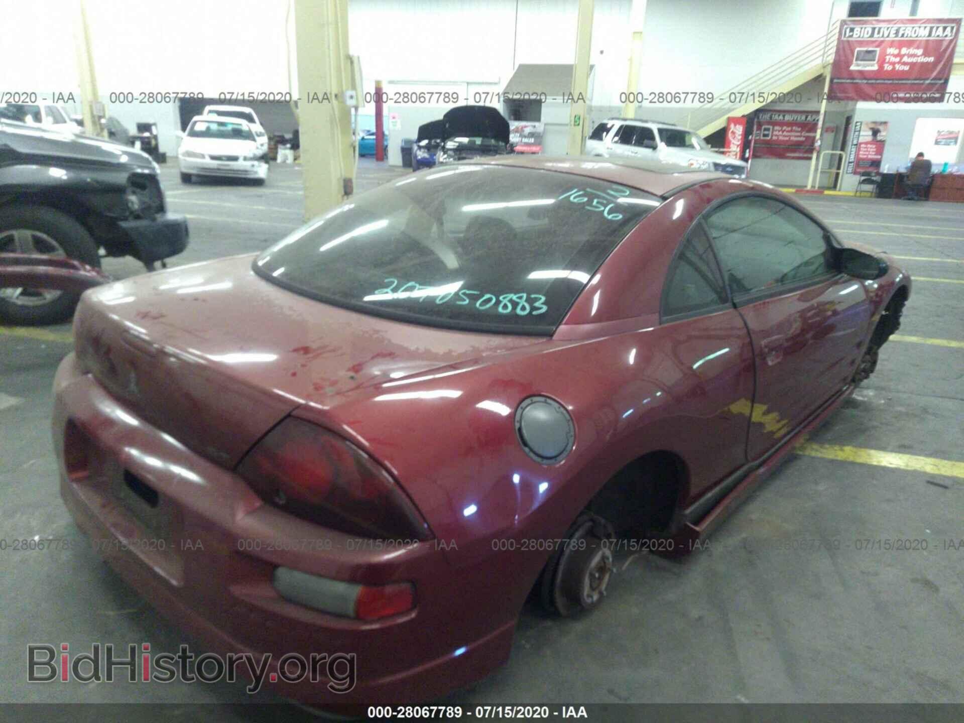 2001 MITSUBISHI ECLIPSE - VIN: 4A3AC84H61E062045 - Фото 4
