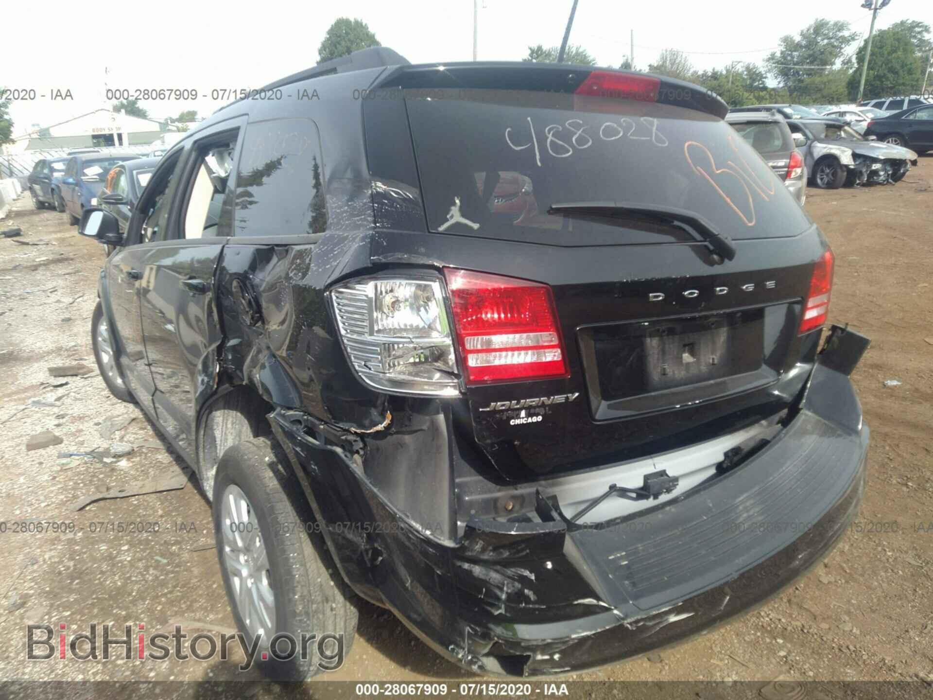 2018 DODGE JOURNEY - VIN: 3C4PDCAB7JT527042 - Фото 3