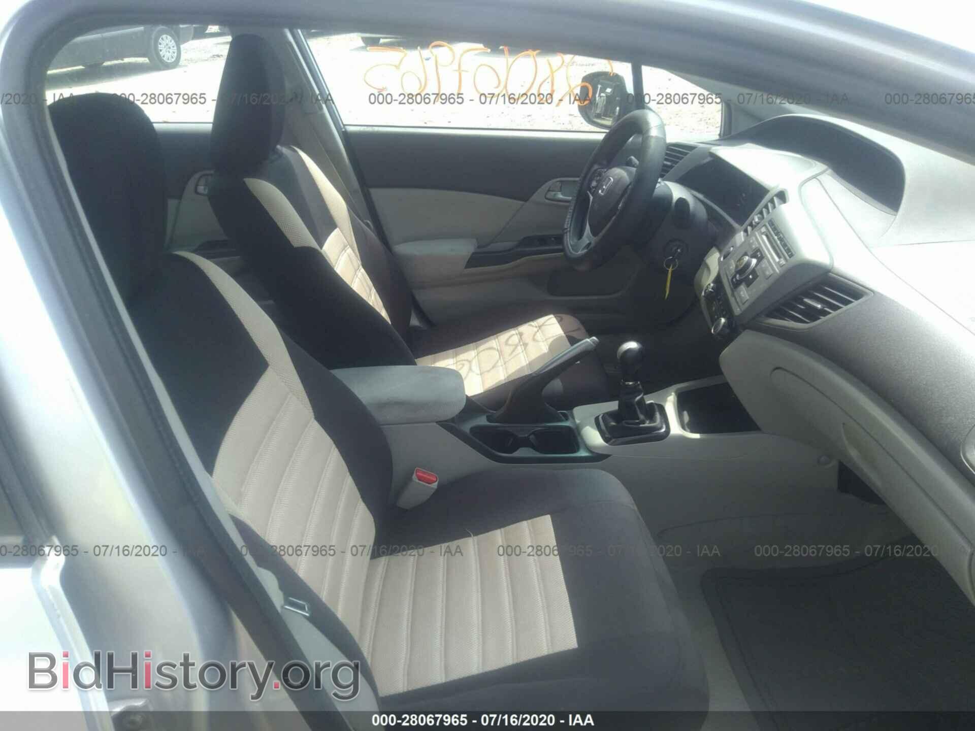 2012 HONDA CIVIC - VIN: 19XFB2E58CE064187 - Фото 5