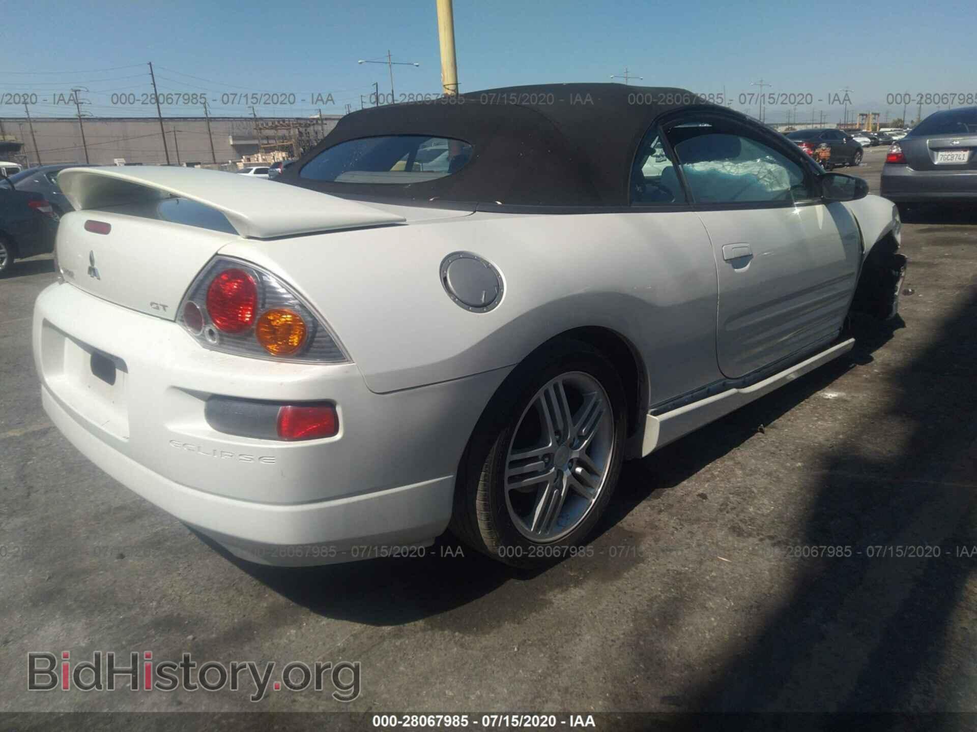 2003 MITSUBISHI ECLIPSE - VIN: 4A3AE55HX3E146721 - Фото 4