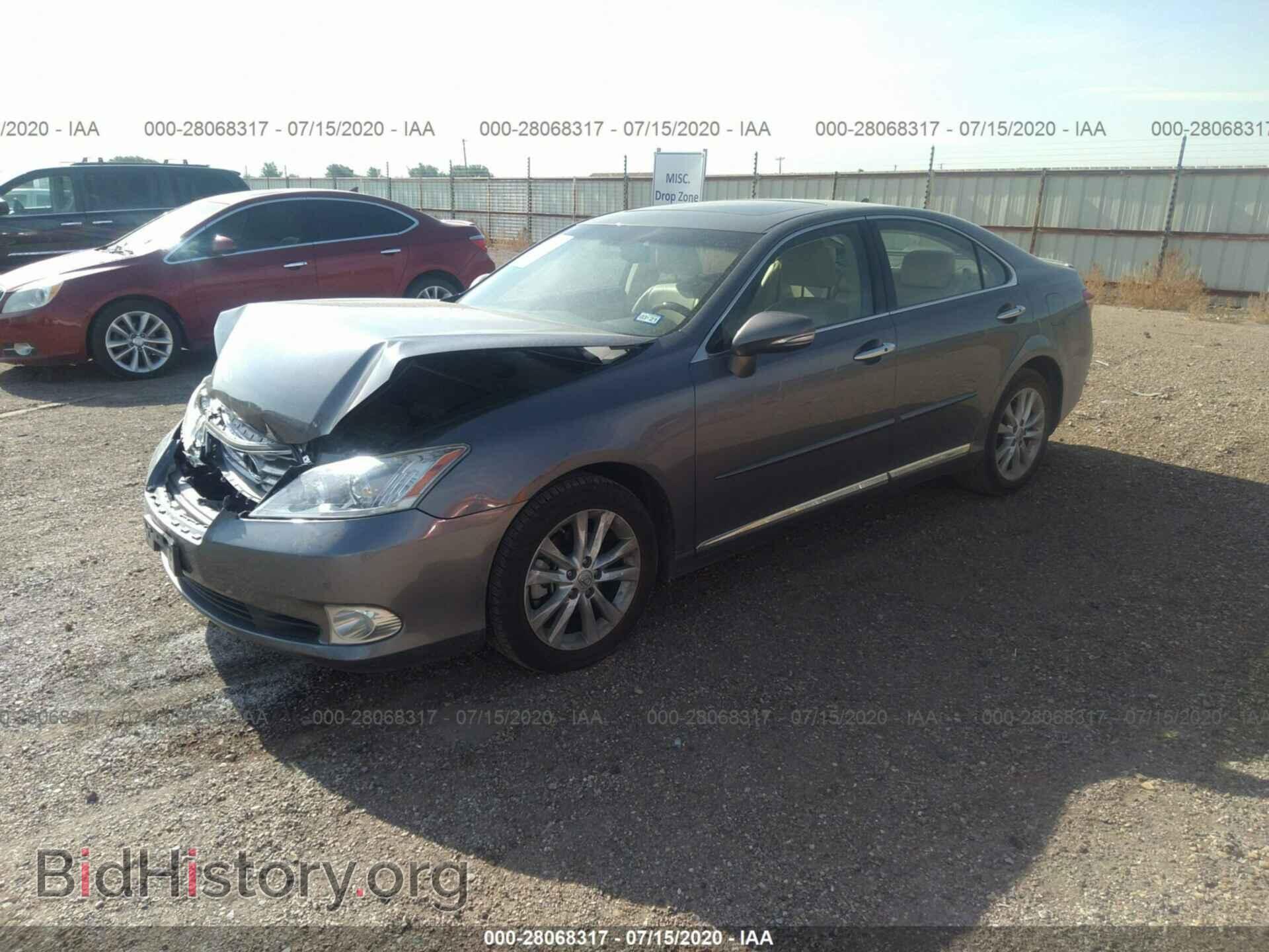 2012 LEXUS ES 350 - VIN: JTHBK1EG4C2491274 - Фото 2