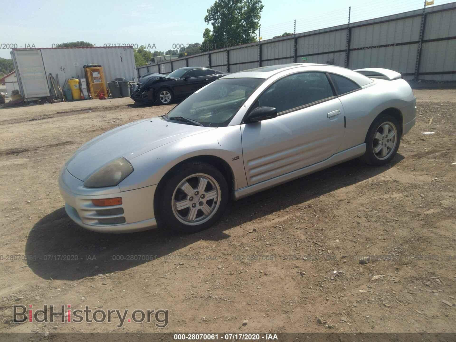 2000 MITSUBISHI ECLIPSE - VIN: 4A3AC84L0YE069281 - Photo 2