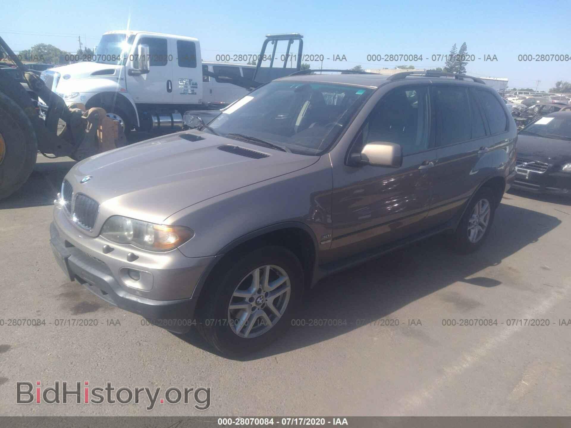 2005 BMW X5 - VIN: 5UXFA13555LY03069 - Фото 2