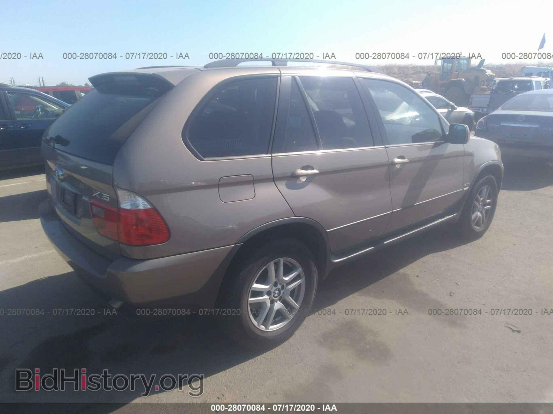 2005 BMW X5 - VIN: 5UXFA13555LY03069 - Фото 4