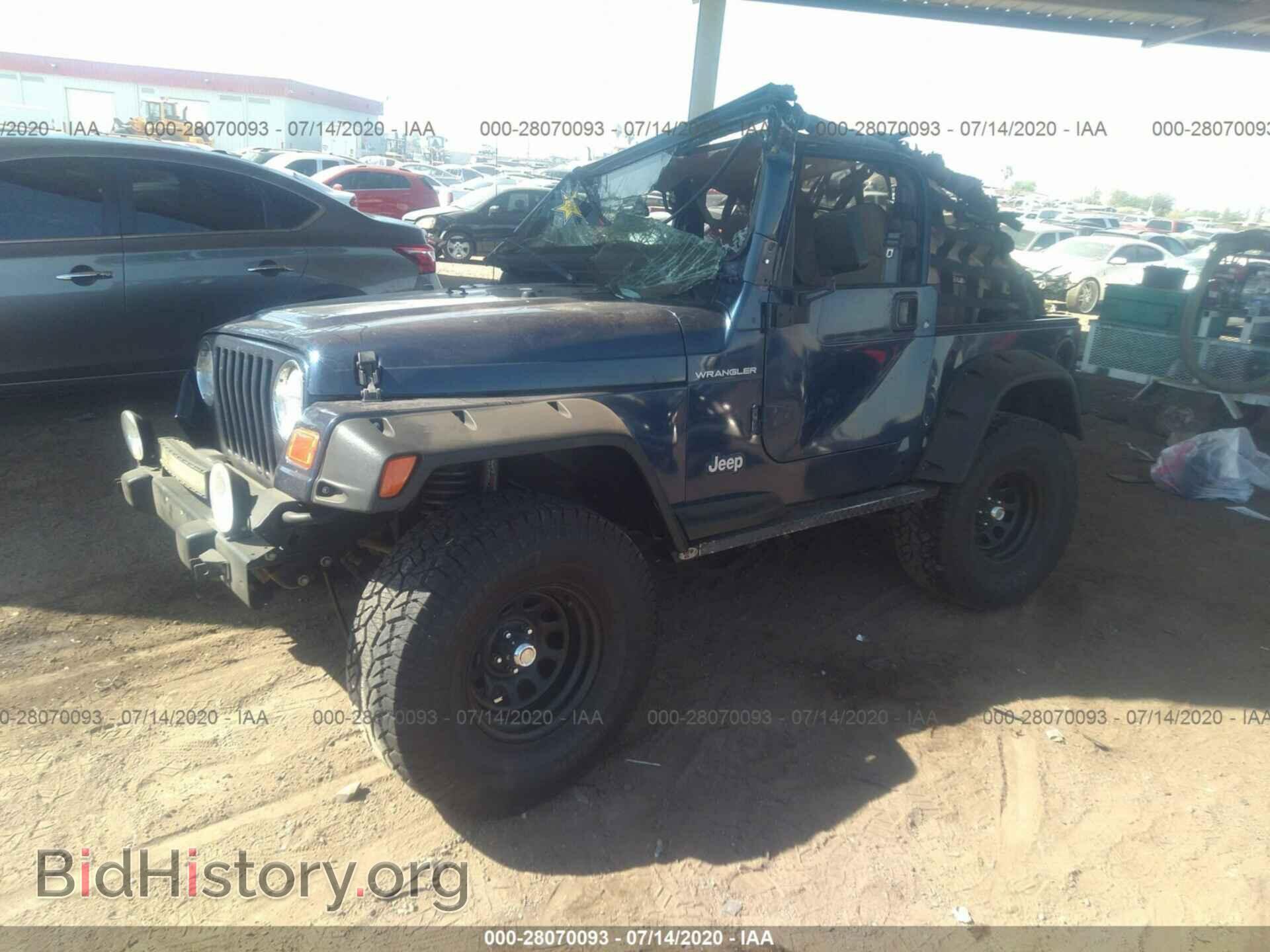 2000 JEEP WRANGLER - VIN: 1J4FA29P7YP782913 - Фото 2