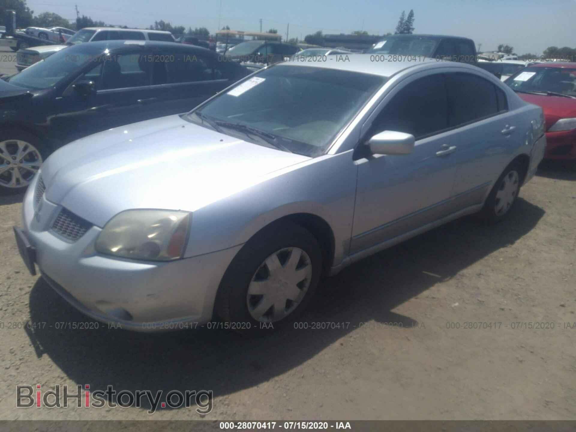 2004 MITSUBISHI GALANT - VIN: 4A3AB36F14E079390 - Фото 2