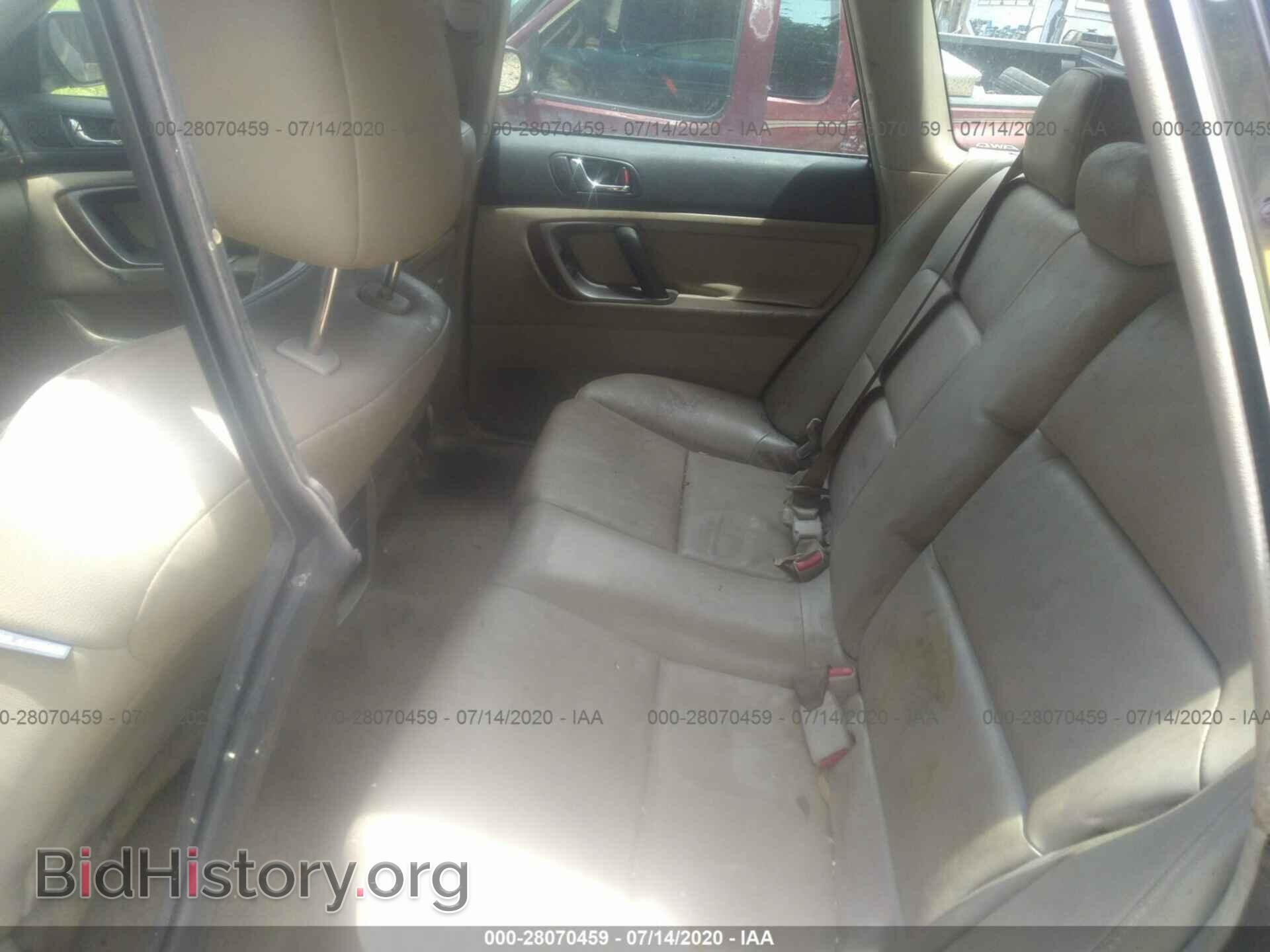 2007 SUBARU OUTBACK - VIN: 4S4BP62CX77305954 - Фото 8