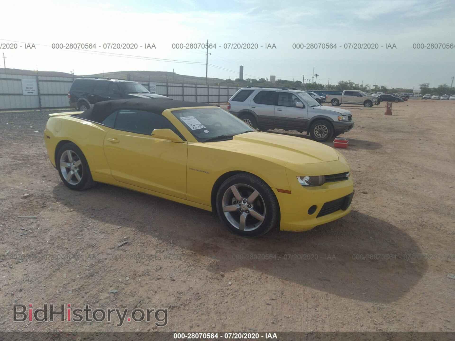 Фотография 2G1FD3D38F9217582 - CHEVROLET CAMARO 2015