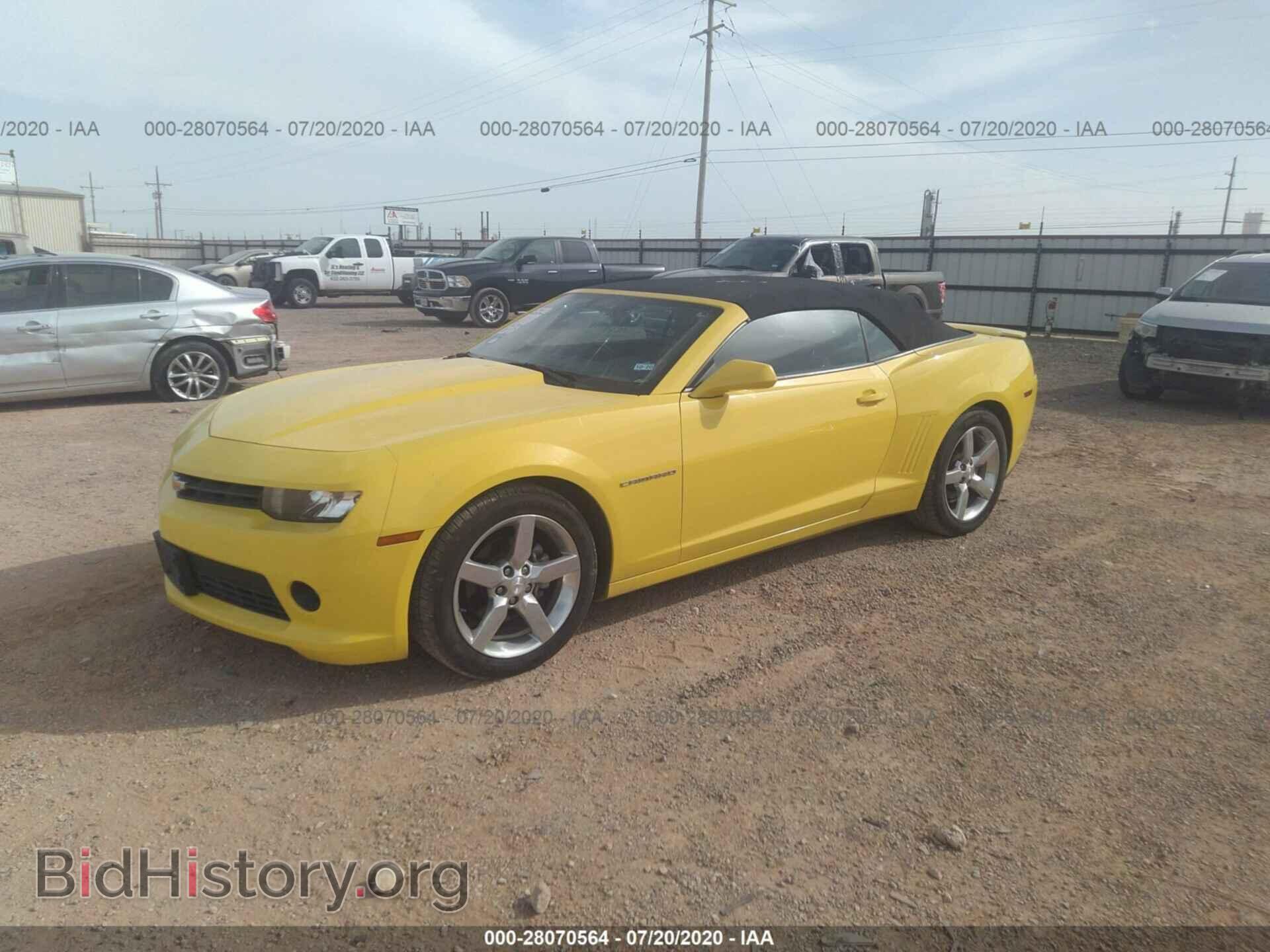 2015 CHEVROLET CAMARO - VIN: 2G1FD3D38F9217582 - Фото 2