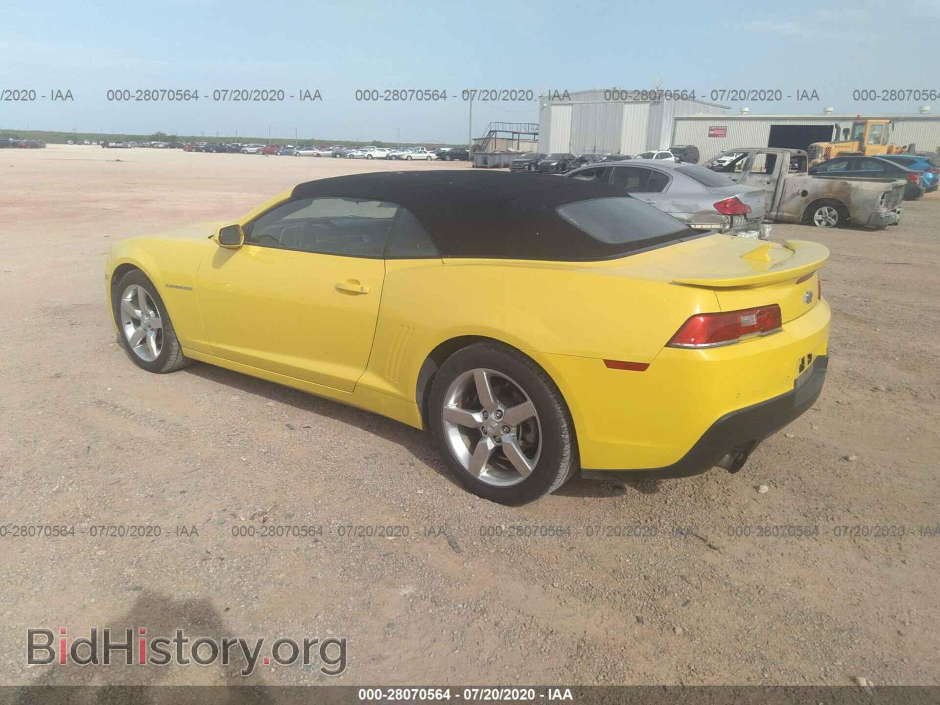 2015 CHEVROLET CAMARO - VIN: 2G1FD3D38F9217582 - Фото 3