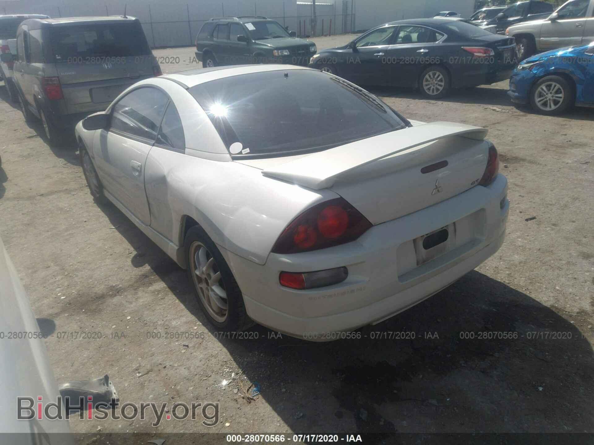 2002 MITSUBISHI ECLIPSE - VIN: 4A3AC54H92E061164 - Фото 3