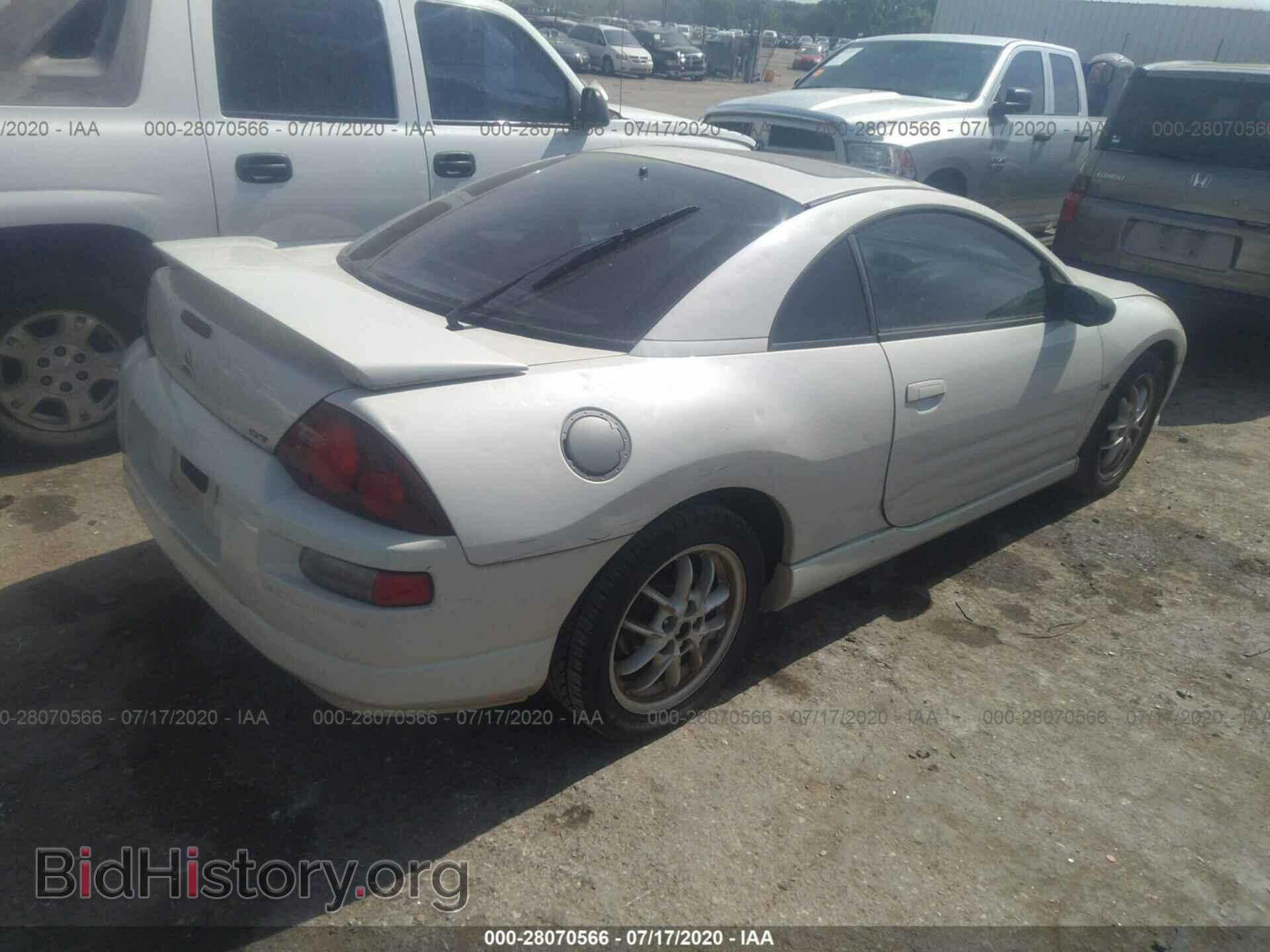 2002 MITSUBISHI ECLIPSE - VIN: 4A3AC54H92E061164 - Фото 4