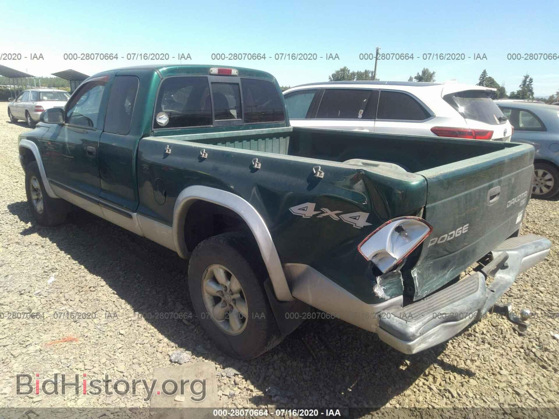 2003 DODGE DAKOTA - VIN: 1D7HG42N63S322039 - Фото 3