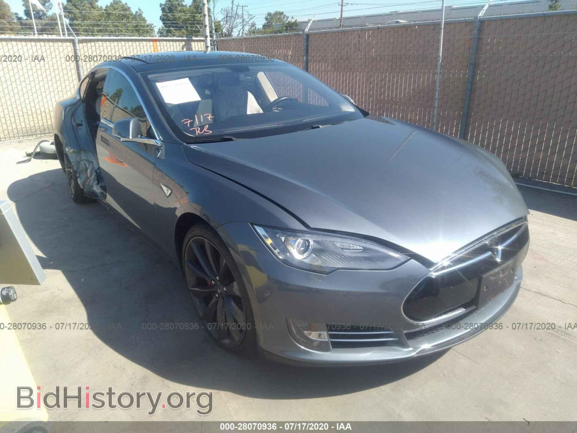 Photo 5YJSA1H11EFP47057 - TESLA MODEL S 2014