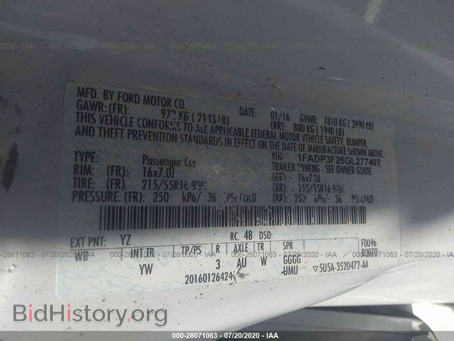 2016 FORD FOCUS - VIN: 1FADP3F26GL277497 - Photo 9