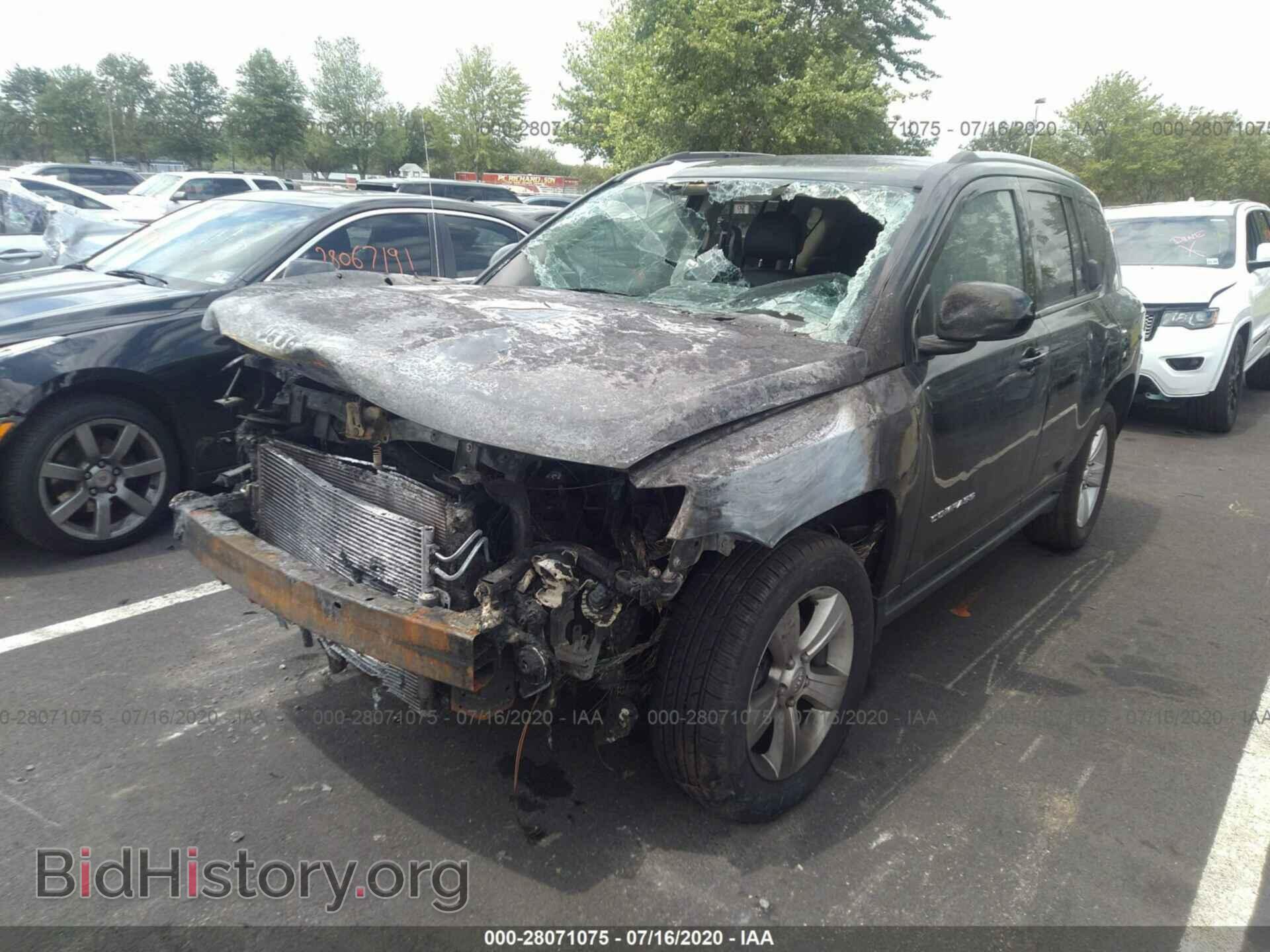 2017 JEEP COMPASS - VIN: 1C4NJDEB6HD210174 - Фото 2