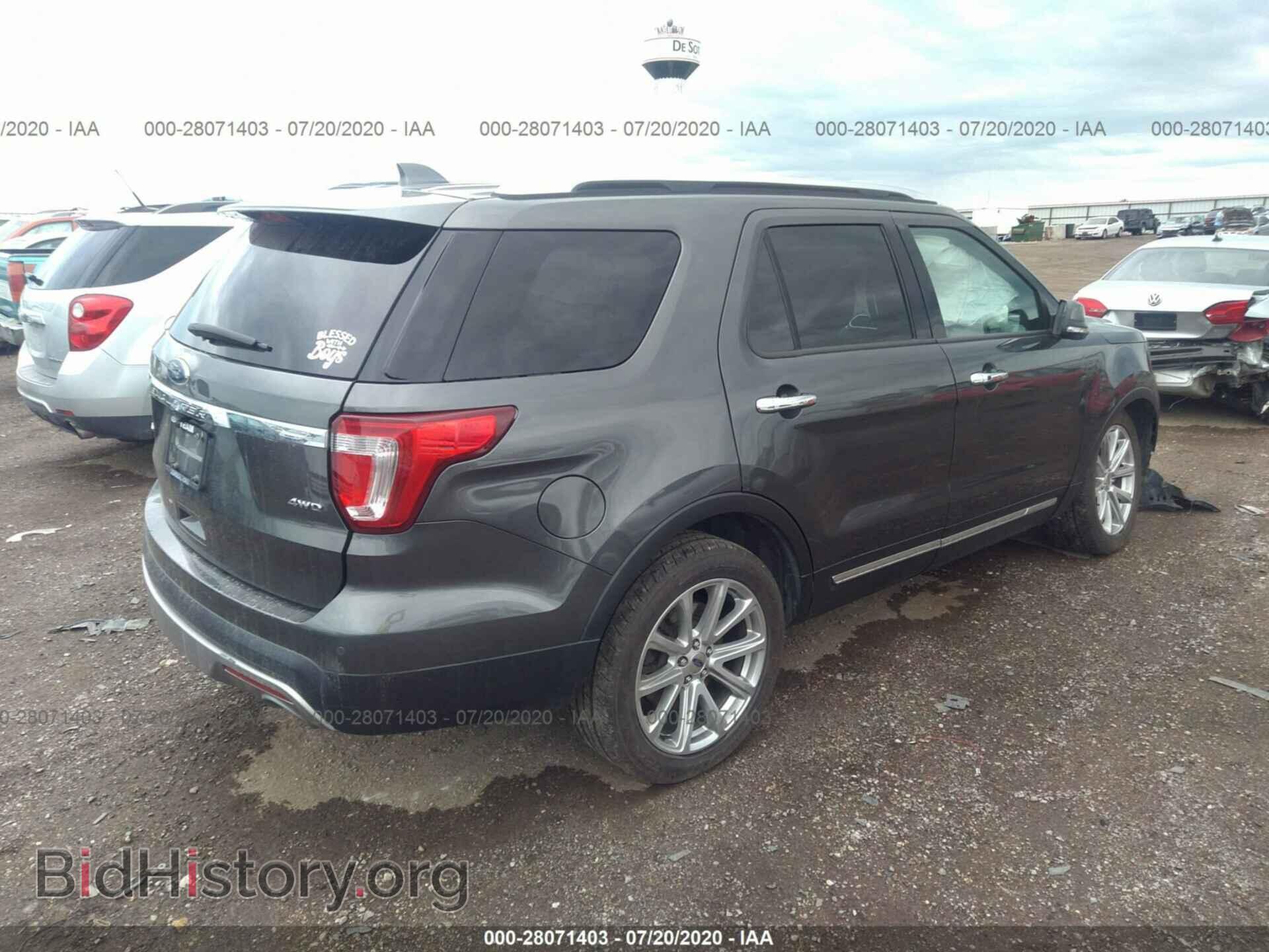 2017 FORD EXPLORER - VIN: 1FM5K8F89HGA11816 - Фото 4