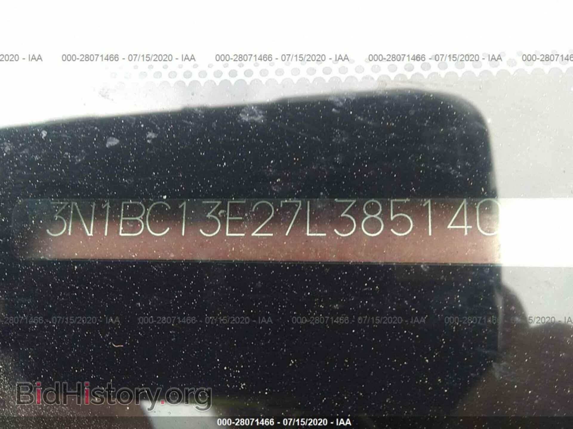 2007 NISSAN VERSA - VIN: 3N1BC13E27L385140 - Фото 9