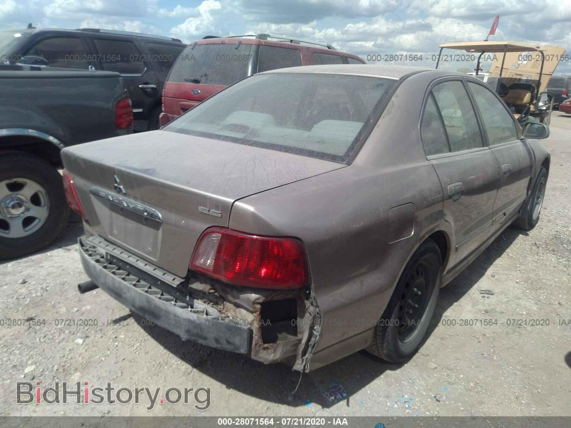 2002 MITSUBISHI GALANT - VIN: 4A3AA46GX2E142808 - Фото 4