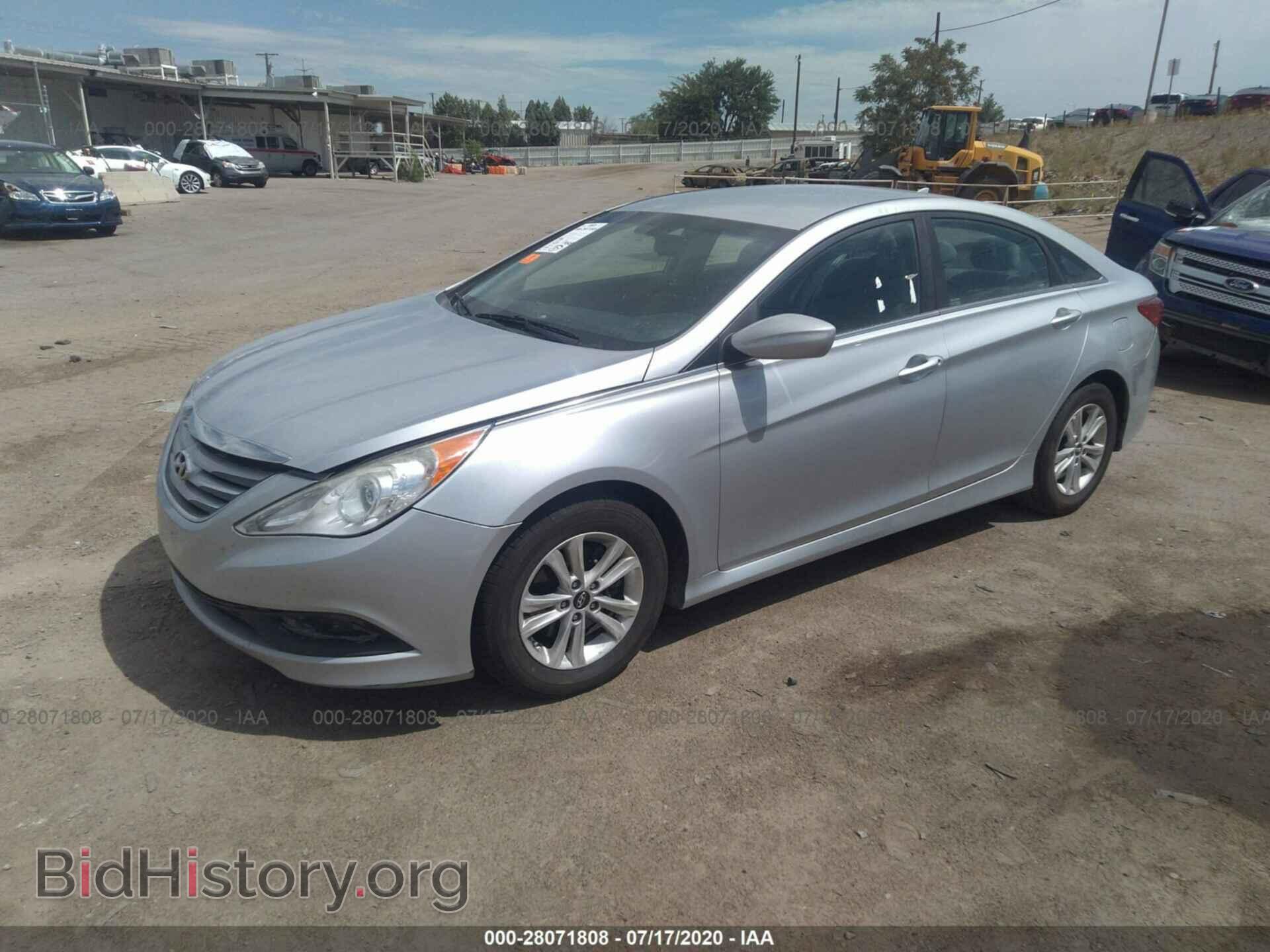2014 HYUNDAI SONATA - VIN: 5NPEB4AC4EH830104 - Photo 2
