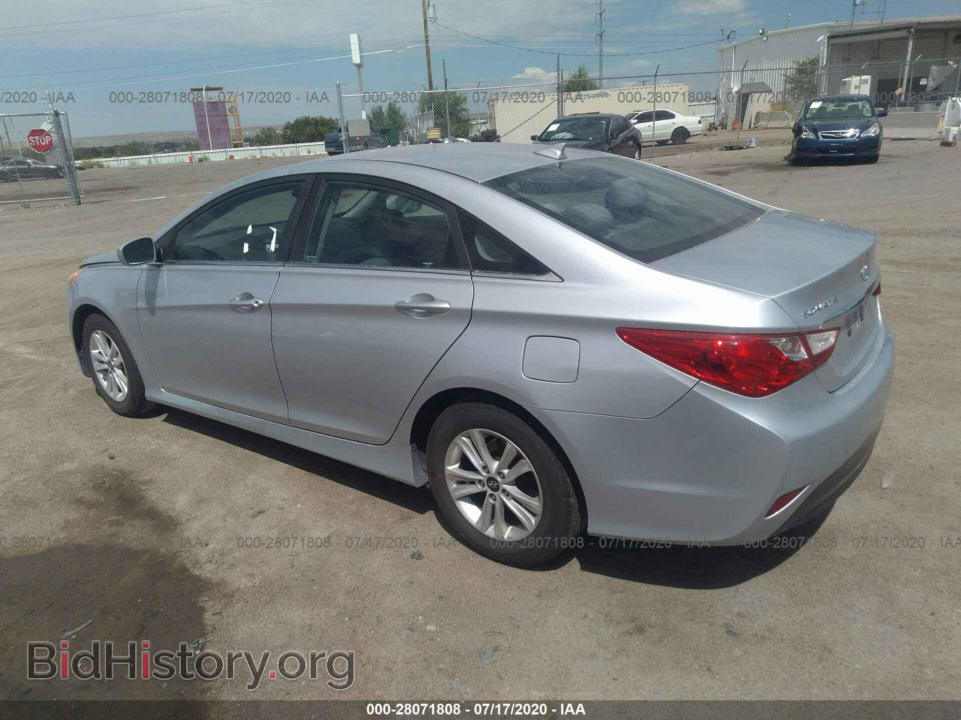 2014 HYUNDAI SONATA - VIN: 5NPEB4AC4EH830104 - Photo 3