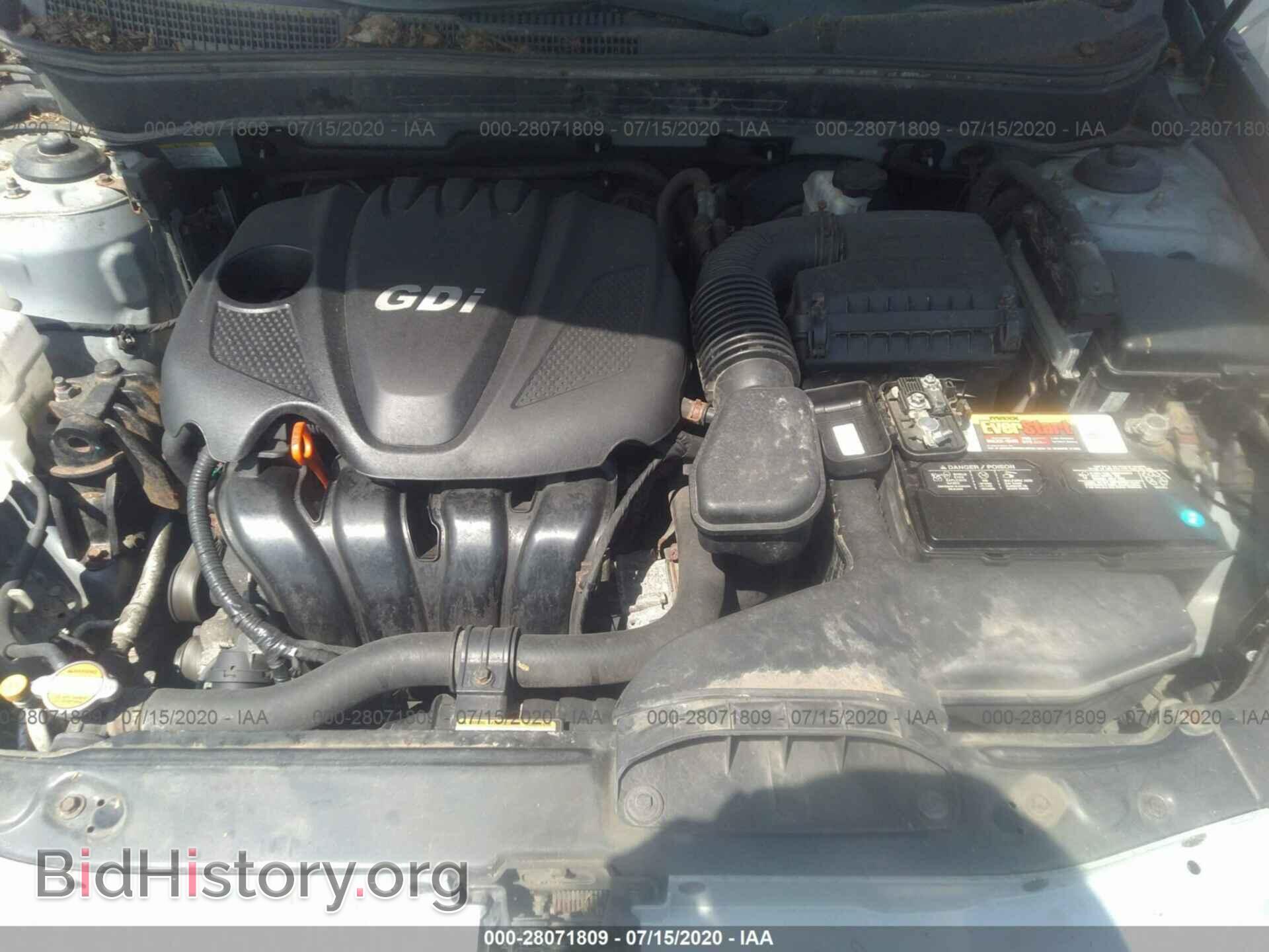 2012 HYUNDAI SONATA - VIN: 5NPEB4AC2CH443760 - Фото 10