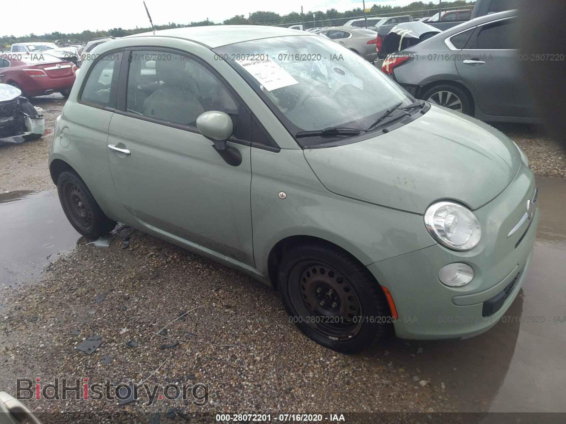 Photo 3C3CFFAR9CT319596 - FIAT 500 2012