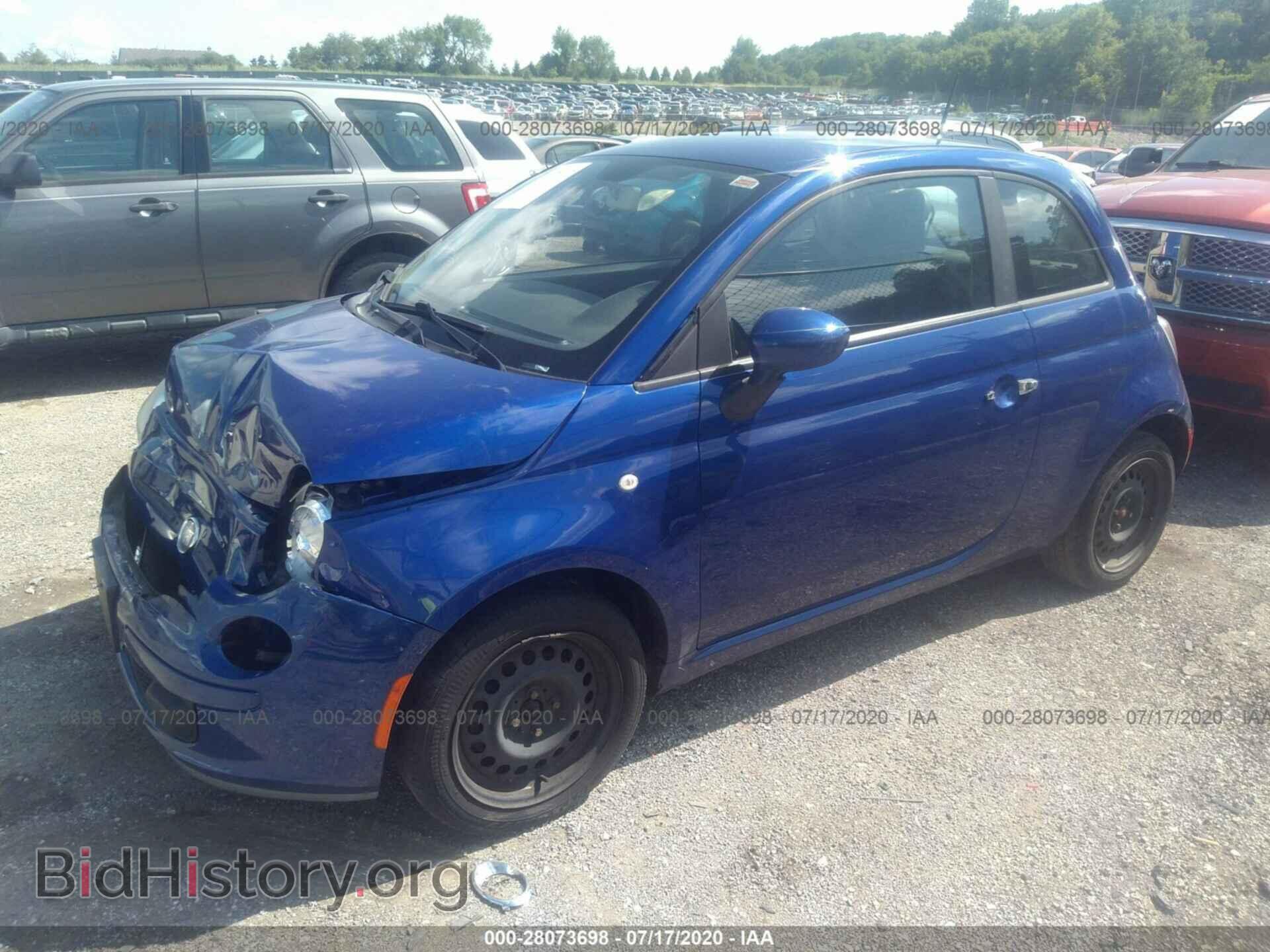 2012 FIAT 500 - VIN: 3C3CFFAR8CT114089 - Фото 2
