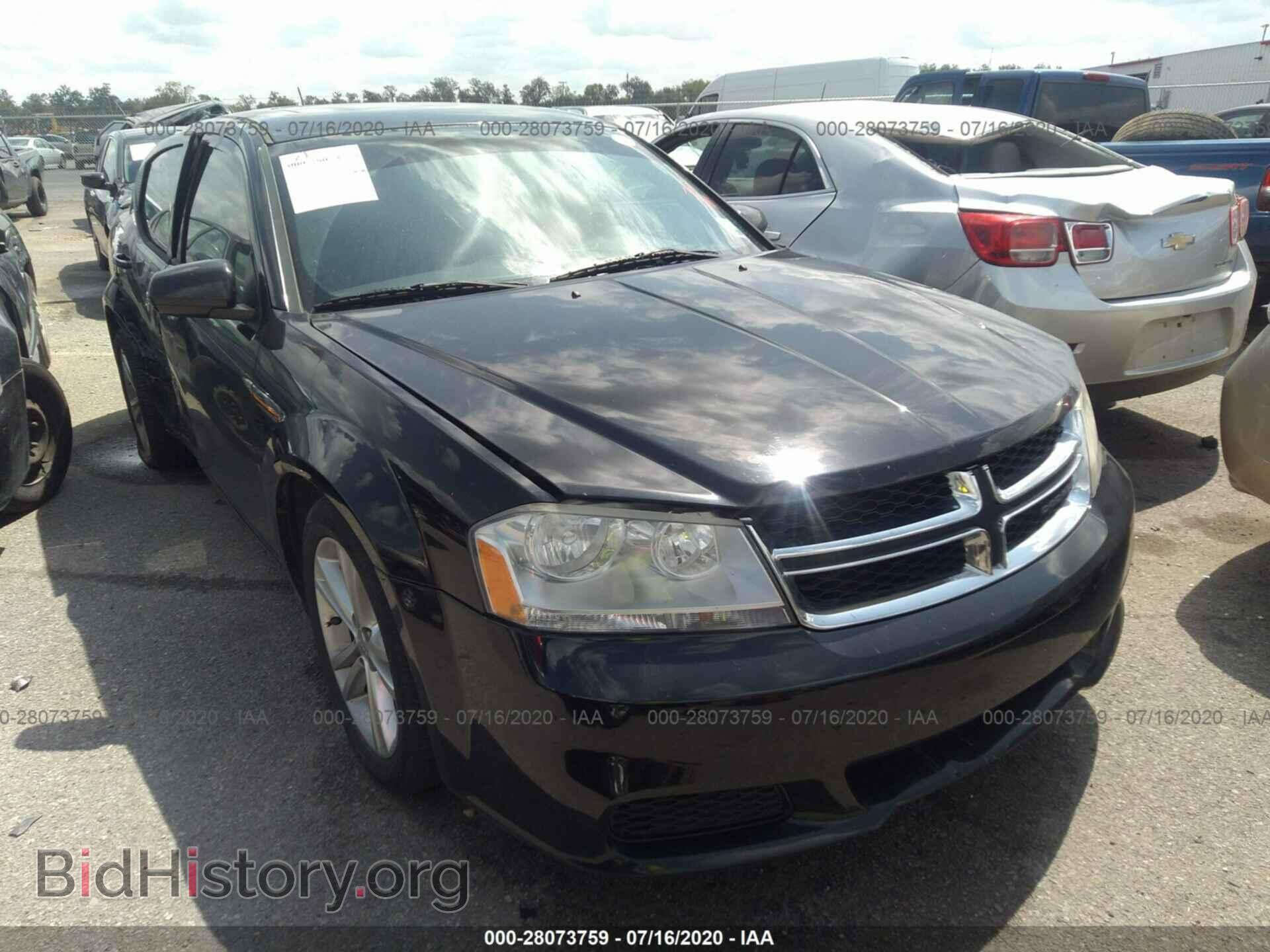 Photo 1C3CDZCB8CN253694 - DODGE AVENGER 2012
