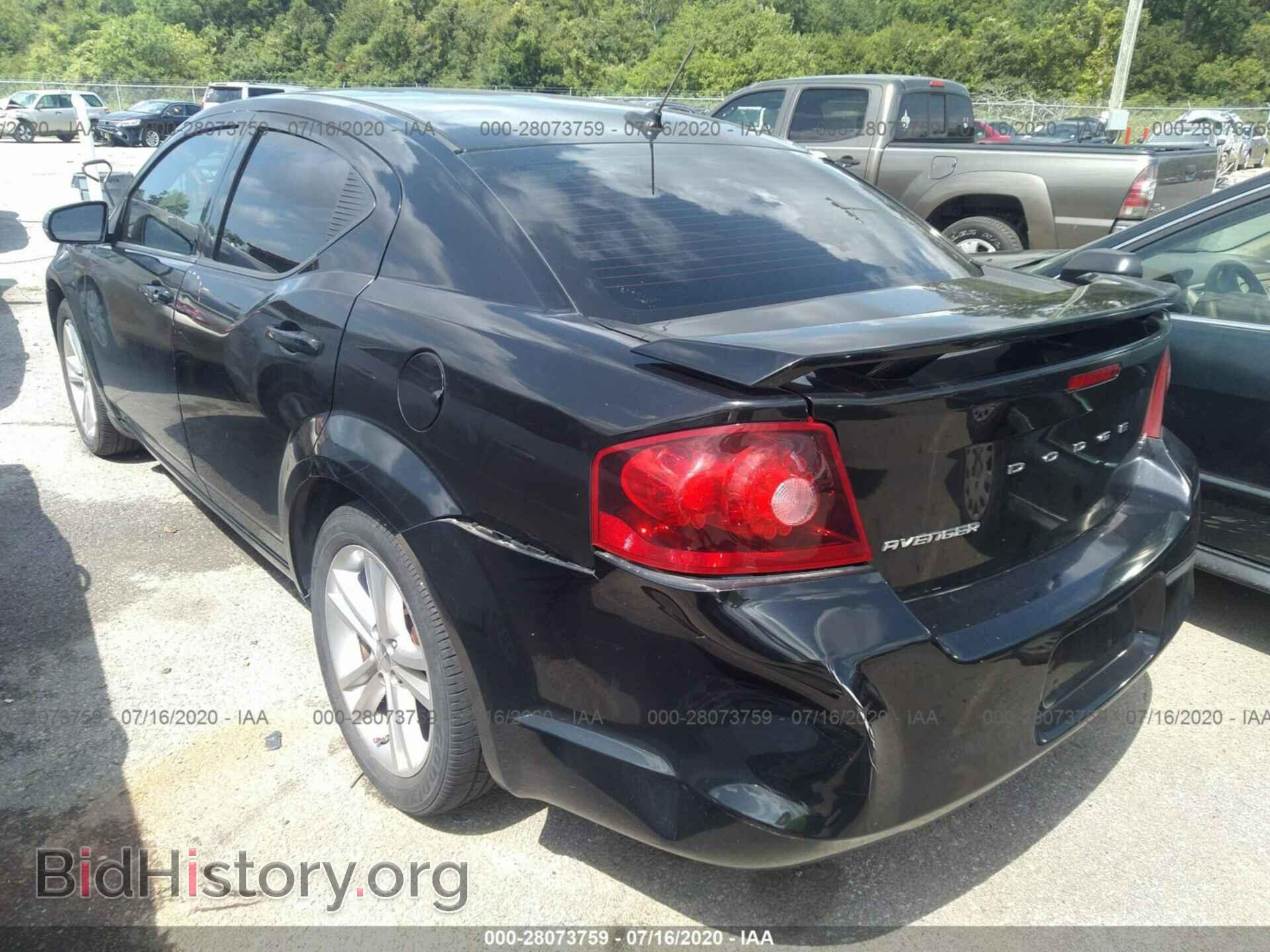 2012 DODGE AVENGER - VIN: 1C3CDZCB8CN253694 - Photo 3