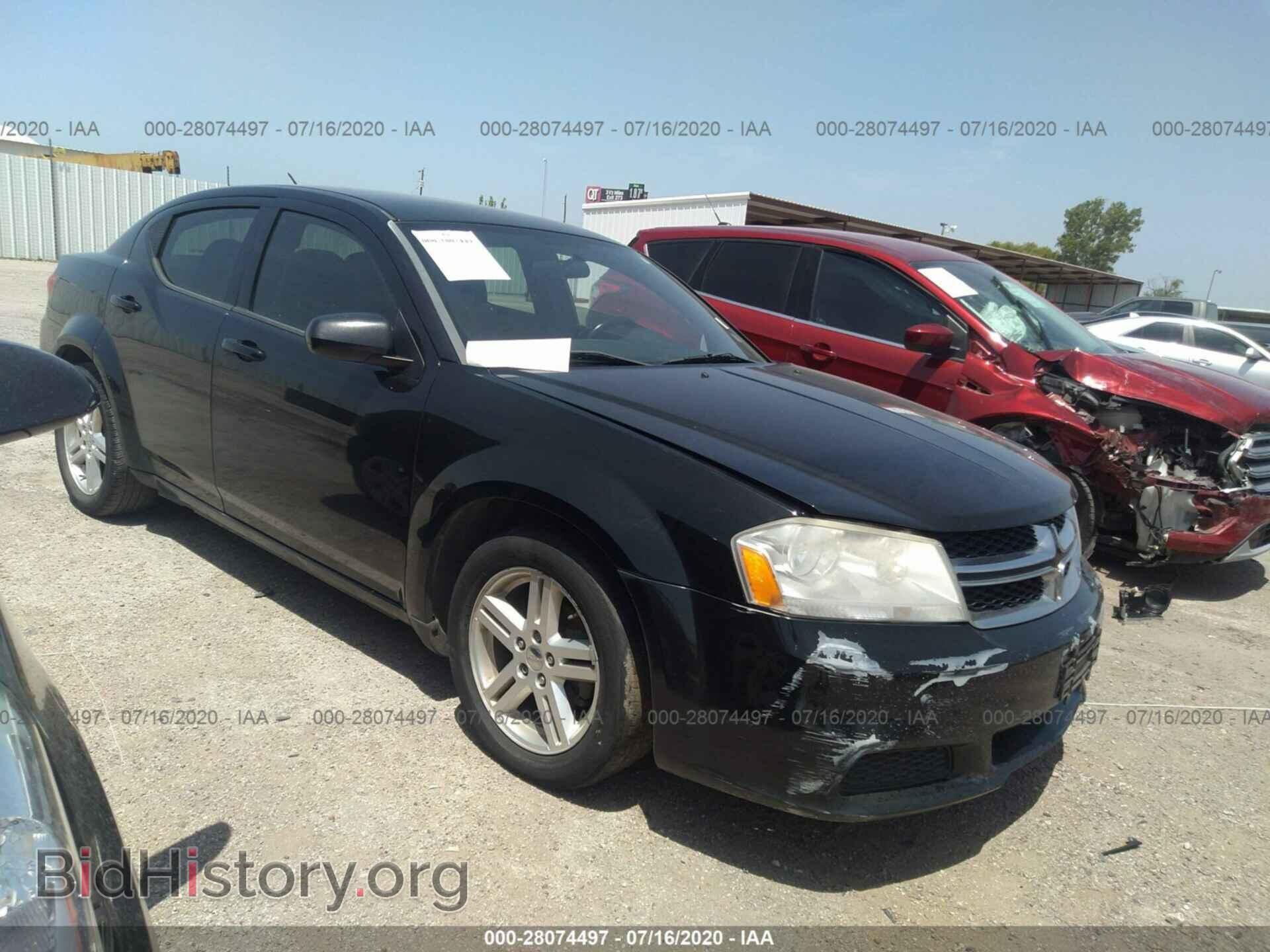 Photo 1C3CDZCB0CN193152 - DODGE AVENGER 2012