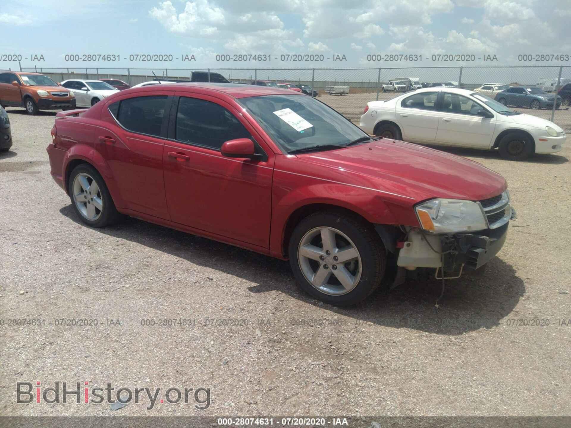 Photo 1C3CDZEG1CN314022 - DODGE AVENGER 2012