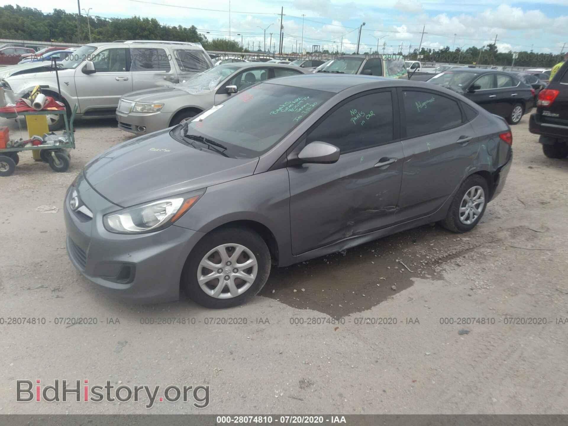 2014 HYUNDAI ACCENT - VIN: KMHCT4AE1EU667189 - Фото 2