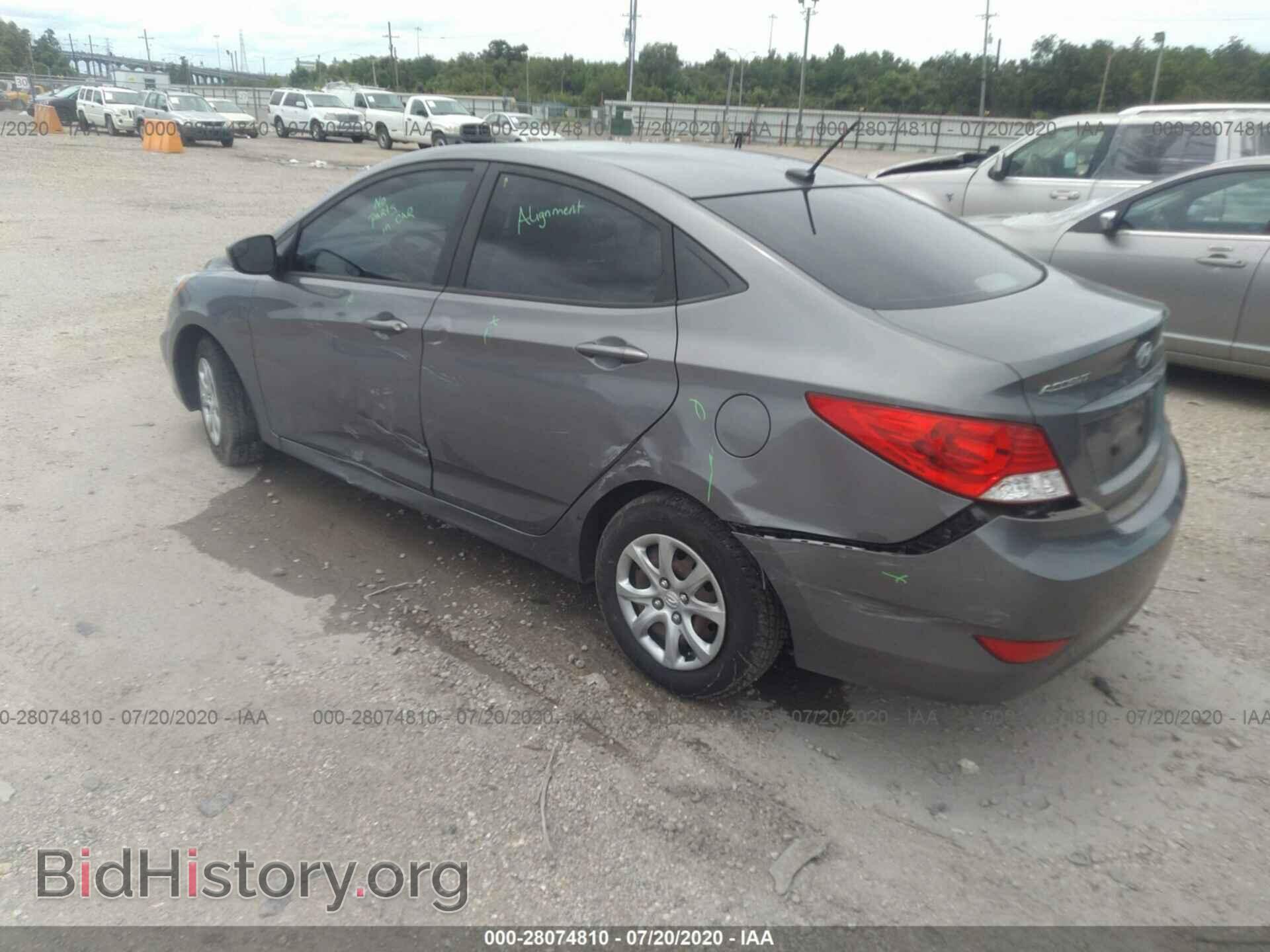 2014 HYUNDAI ACCENT - VIN: KMHCT4AE1EU667189 - Фото 3
