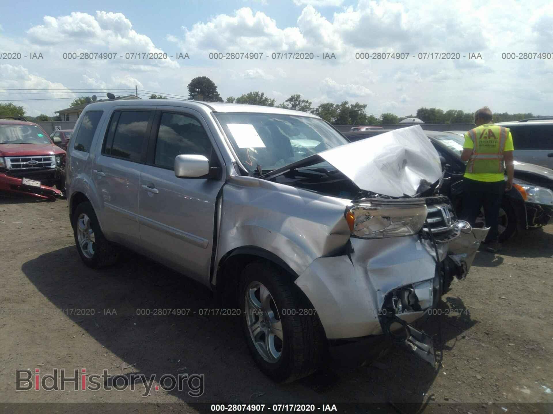 Photo 5FNYF4H69DB012026 - HONDA PILOT 2013
