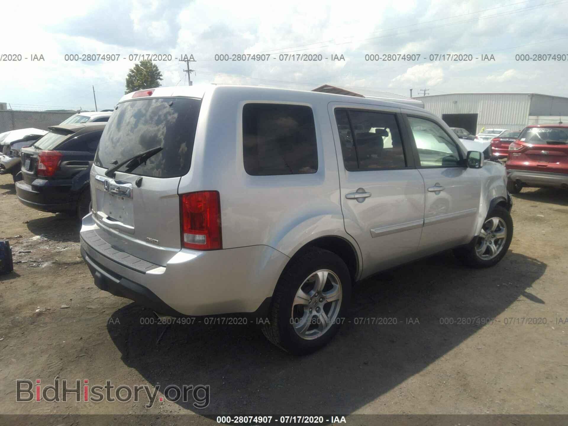 2013 HONDA PILOT - VIN: 5FNYF4H69DB012026 - Фото 4