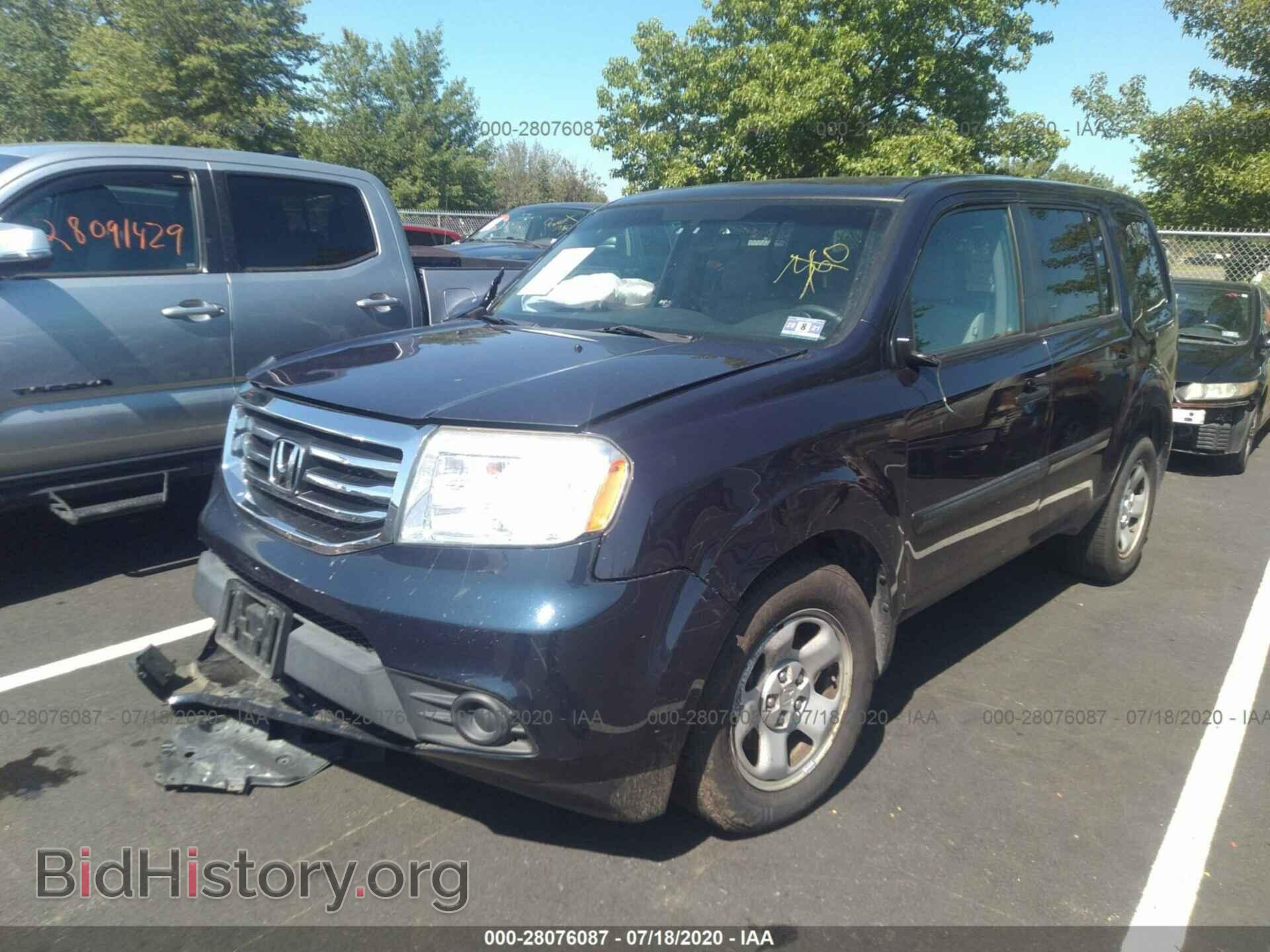 2012 HONDA PILOT - VIN: 5FNYF4H29CB057883 - Фото 2