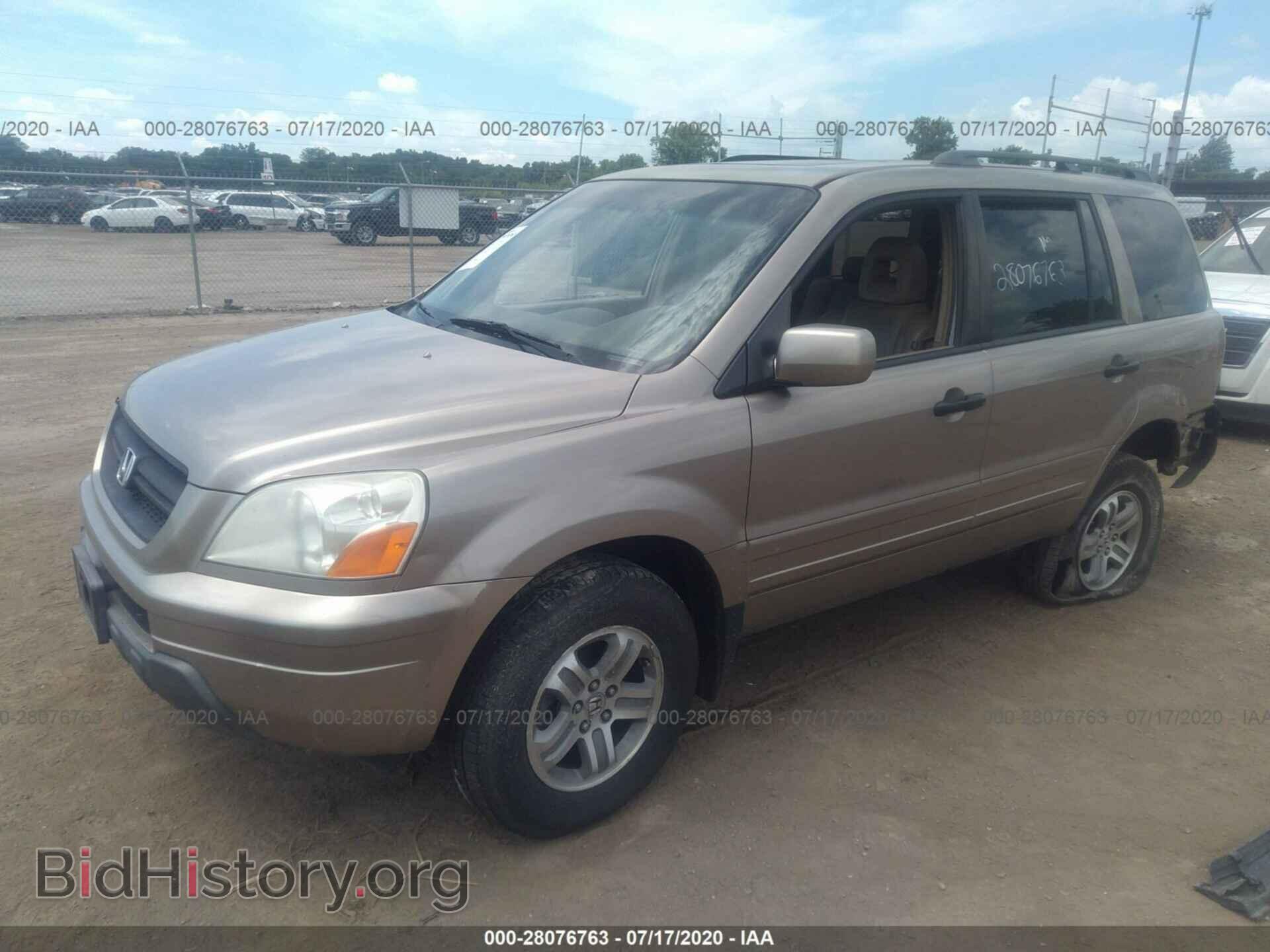 2005 HONDA PILOT - VIN: 2HKYF18625H553310 - Фото 2