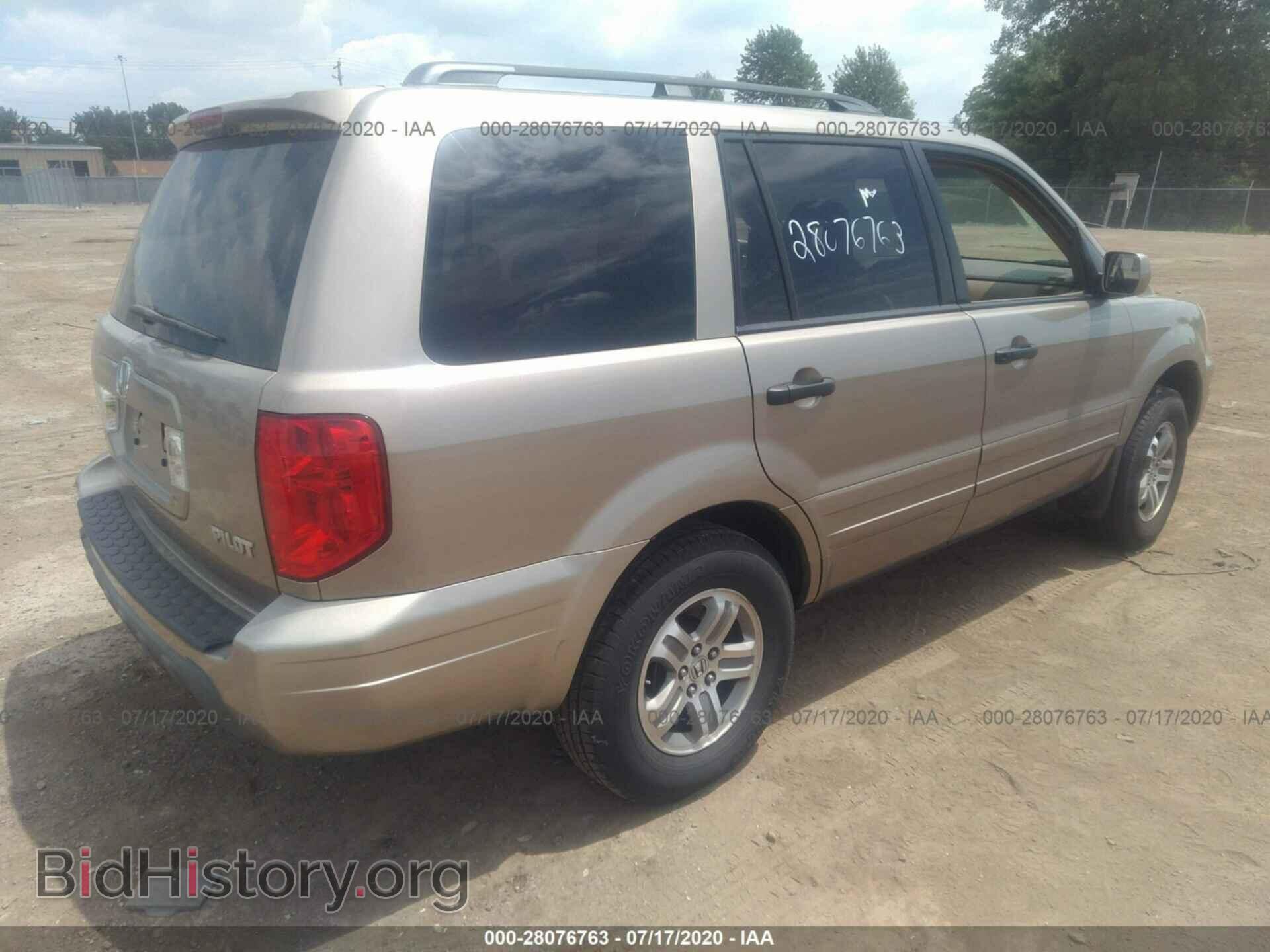 2005 HONDA PILOT - VIN: 2HKYF18625H553310 - Фото 4