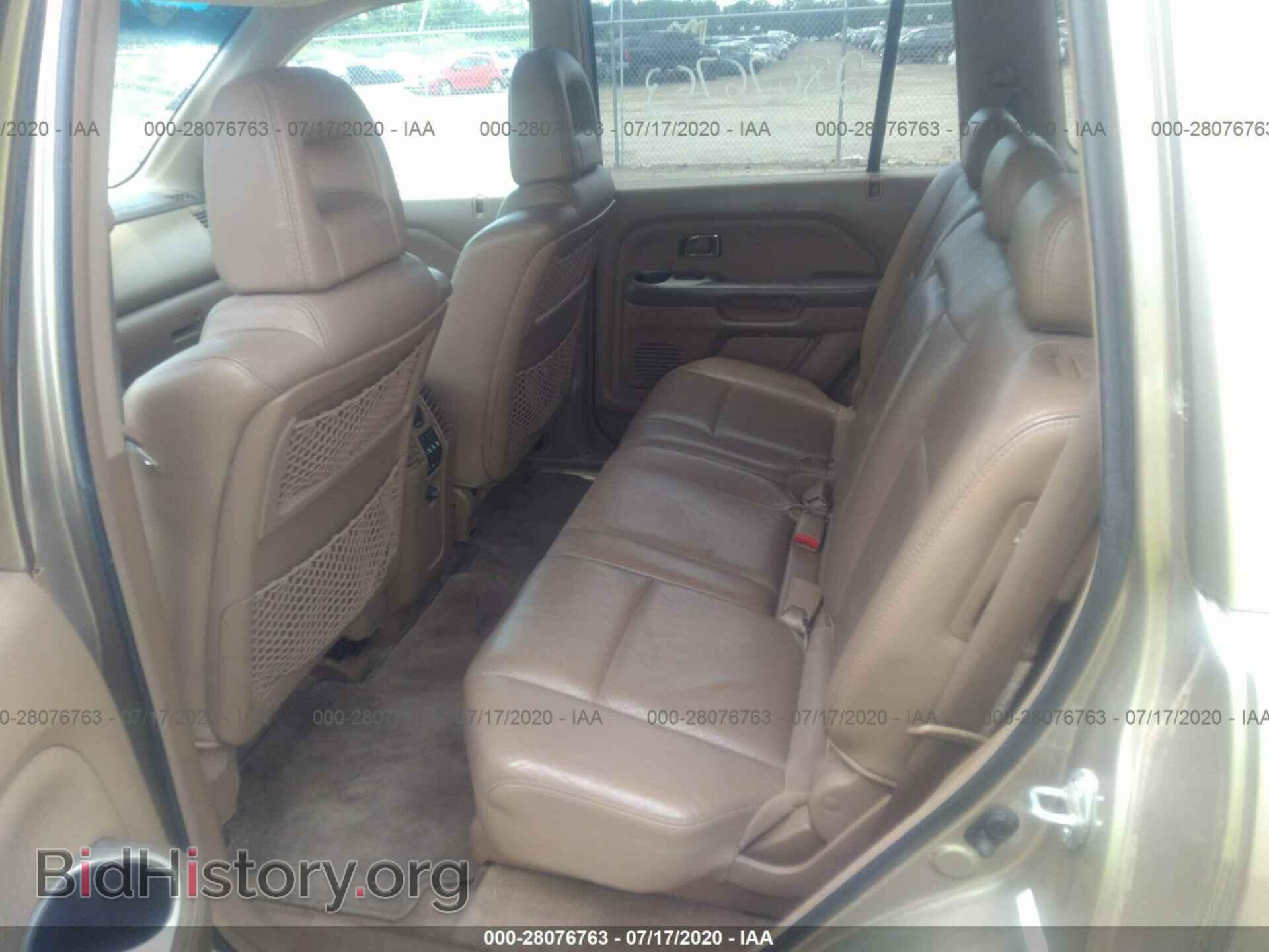 2005 HONDA PILOT - VIN: 2HKYF18625H553310 - Фото 8