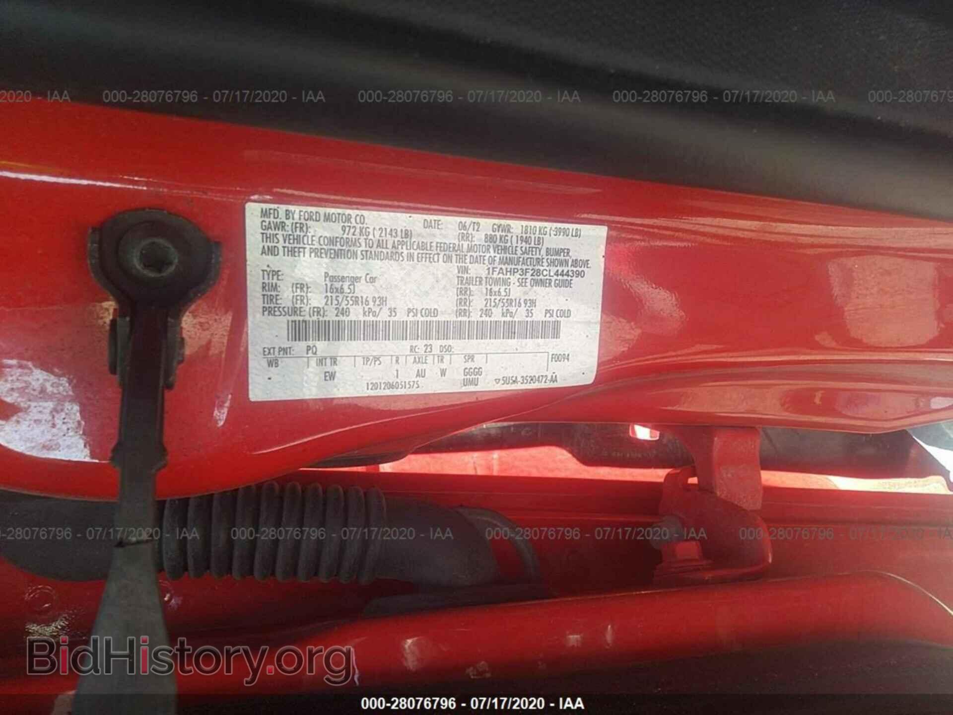 2012 FORD FOCUS - VIN: 1FAHP3F28CL444390 - Photo 9