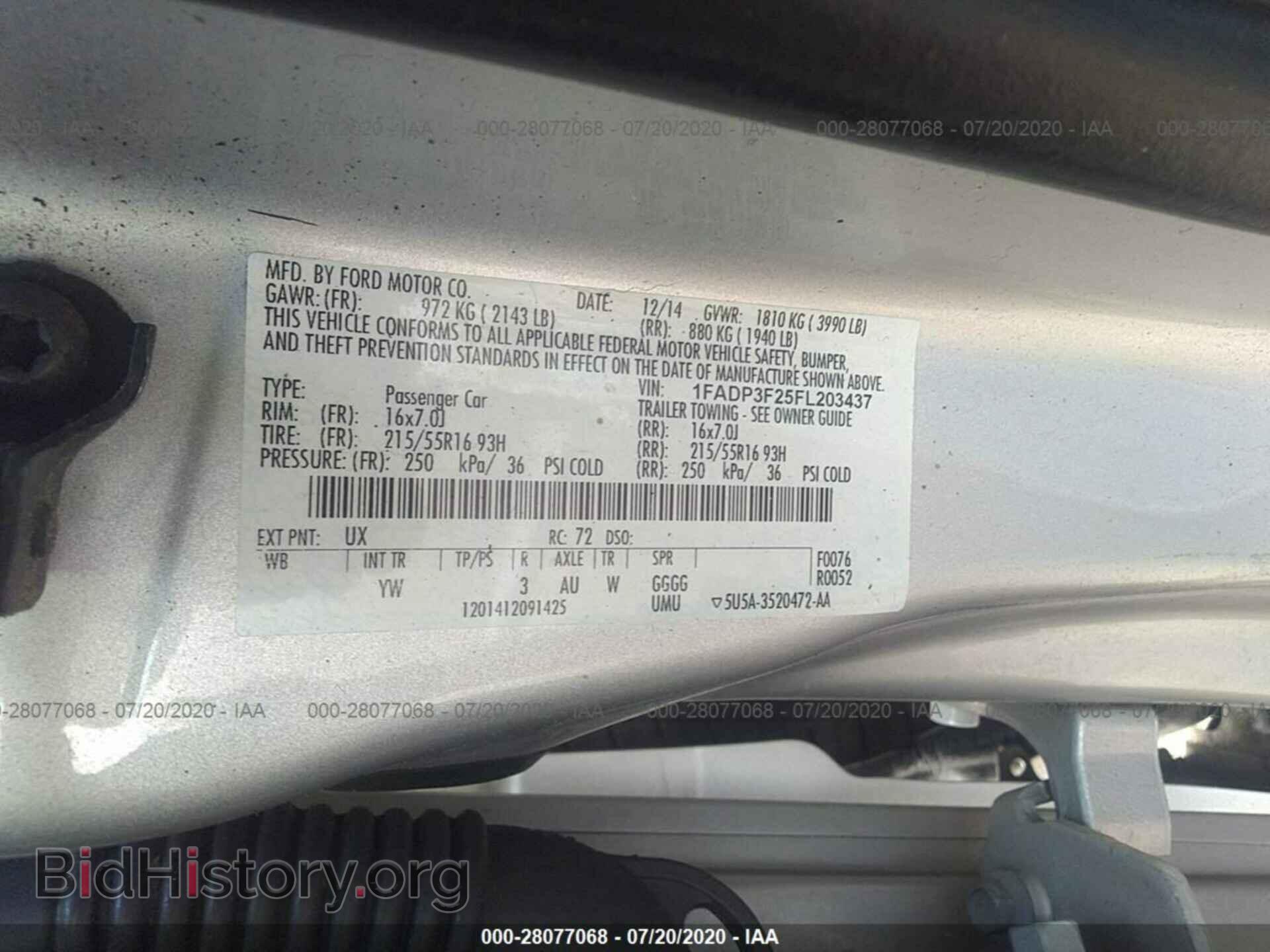 2015 FORD FOCUS - VIN: 1FADP3F25FL203437 - Photo 9