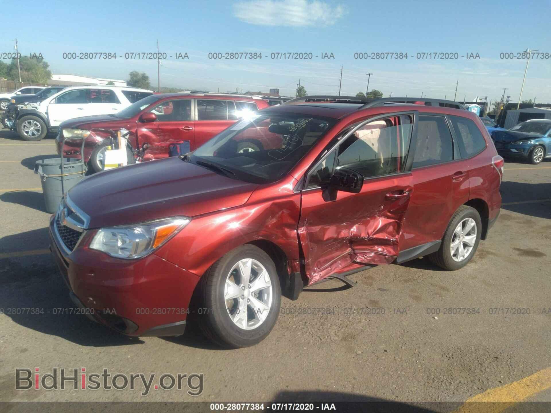 2016 SUBARU FORESTER - VIN: JF2SJAFC8GH459030 - Фото 2